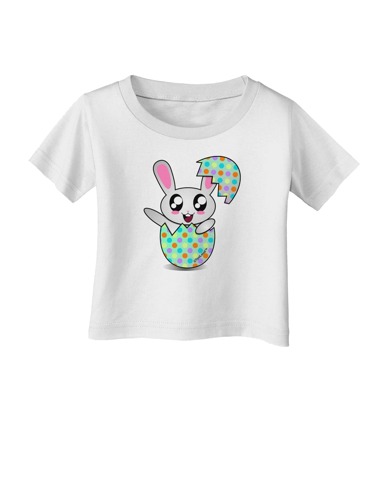 Bunny Hatching From Egg Infant T-Shirt-Infant T-Shirt-TooLoud-White-06-Months-Davson Sales