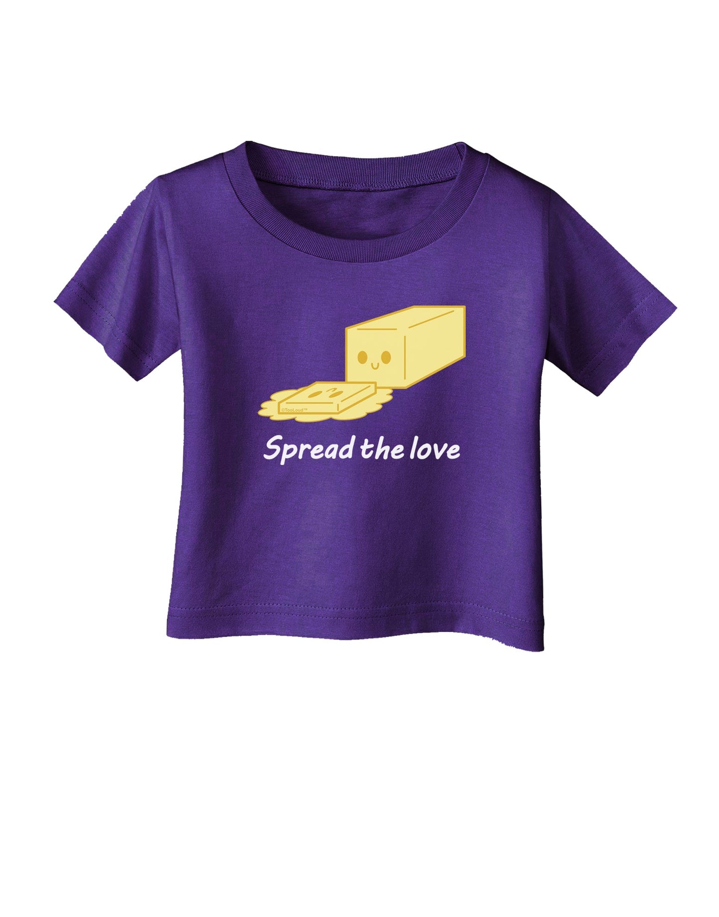 Butter - Spread the Love Infant T-Shirt Dark-Infant T-Shirt-TooLoud-Purple-06-Months-Davson Sales
