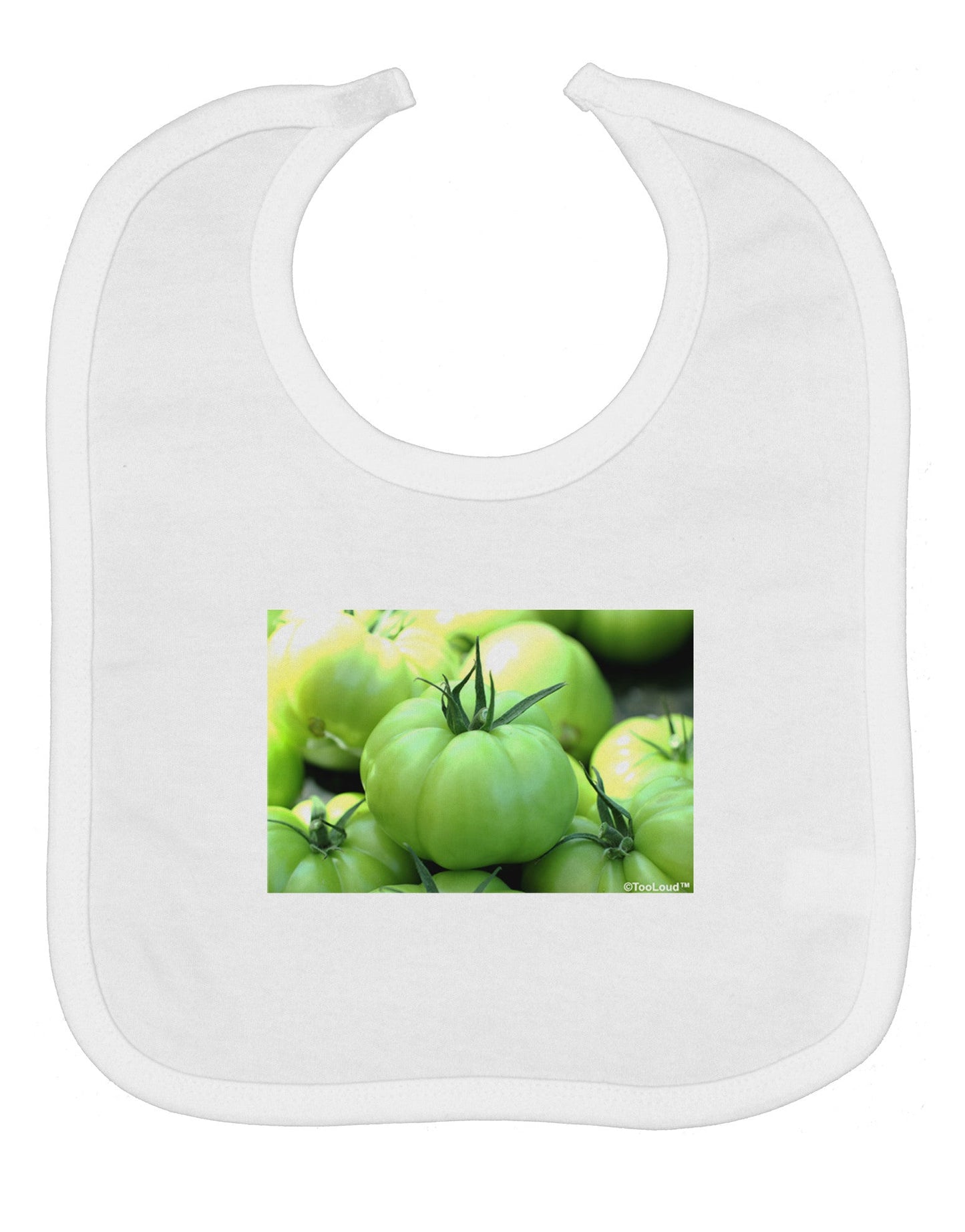 Buy Local - Green Tomatoes Baby Bib