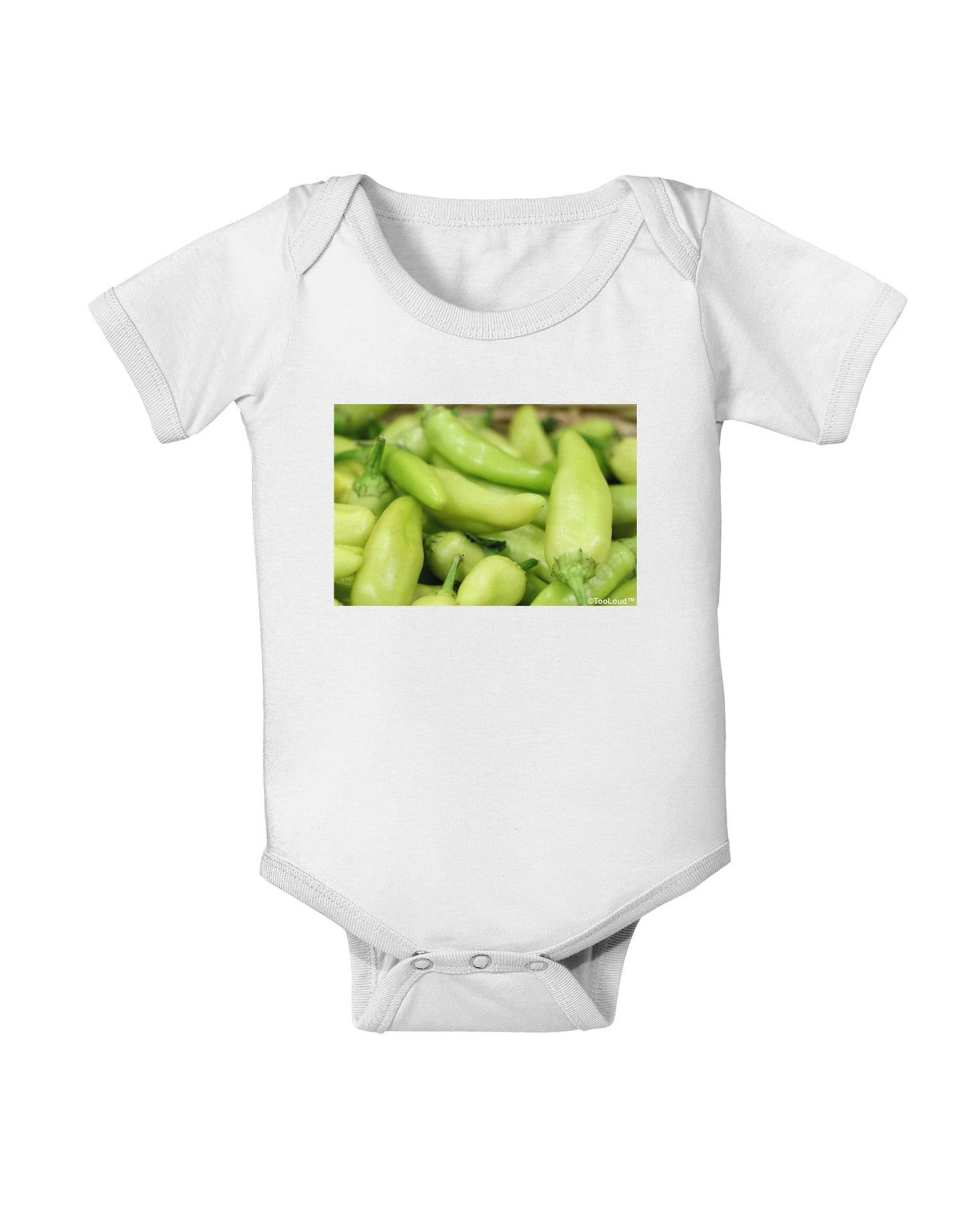 Buy Local - Jalapenos Baby Romper Bodysuit-Baby Romper-TooLoud-White-06-Months-Davson Sales
