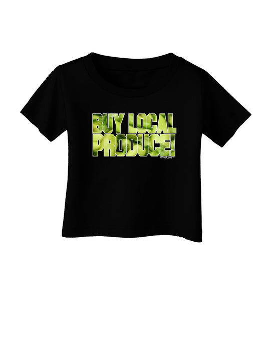 Buy Local - Jalapenos Text Infant T-Shirt Dark-Infant T-Shirt-TooLoud-Black-06-Months-Davson Sales