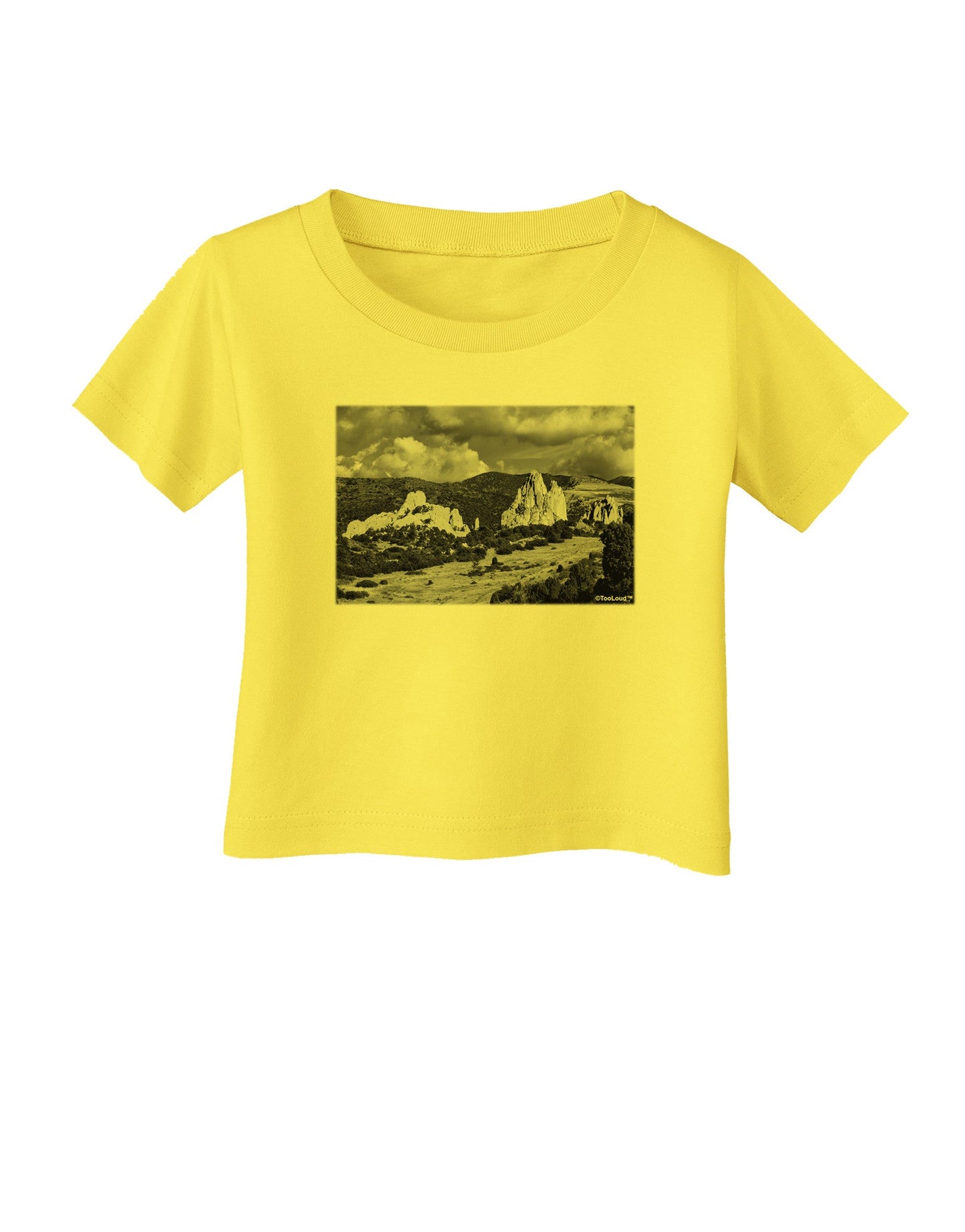 CO Mountain Forest Scene Infant T-Shirt-Infant T-Shirt-TooLoud-Yellow-06-Months-Davson Sales