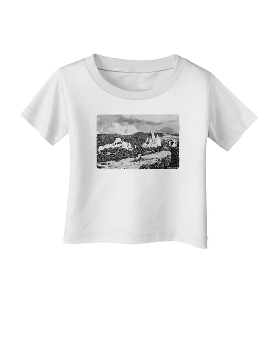 CO Mountain Forest Watercolor Infant T-Shirt-Infant T-Shirt-TooLoud-White-06-Months-Davson Sales