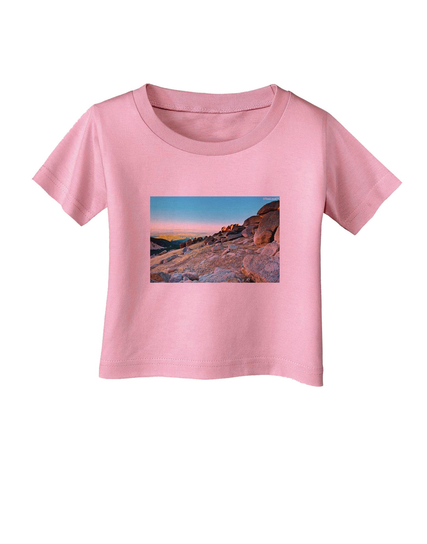 CO Rockies View Infant T-Shirt-Infant T-Shirt-TooLoud-Candy-Pink-06-Months-Davson Sales