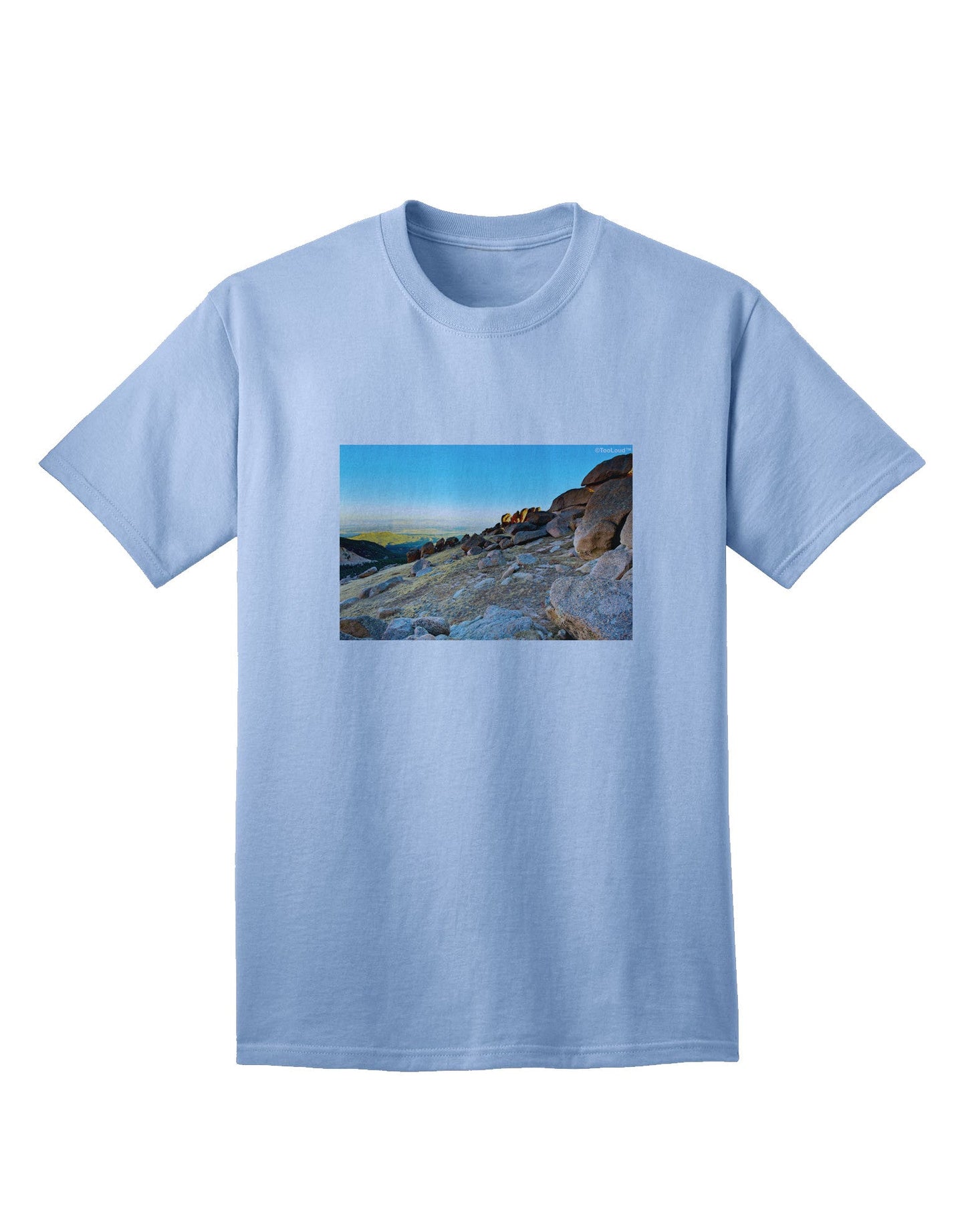 CO Rockies View - Premium Adult T-Shirt Collection-Mens T-shirts-TooLoud-Light-Blue-Small-Davson Sales
