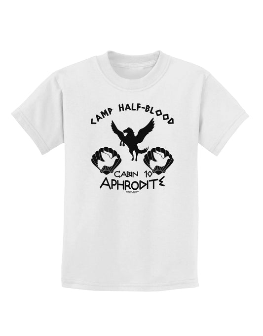 Cabin 10 Aphrodite Camp Half Blood Childrens T-Shirt-Childrens T-Shirt-TooLoud-White-X-Small-Davson Sales