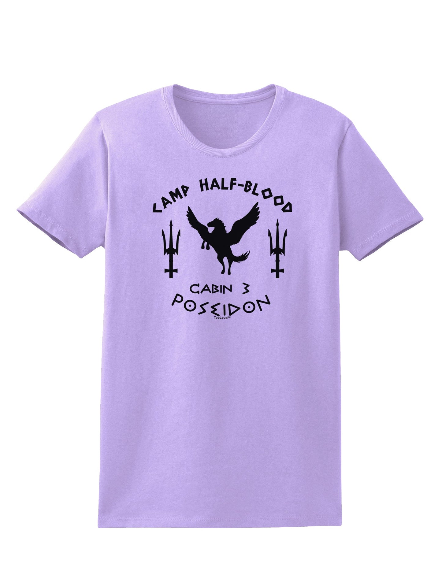 Cabin 3 Poseidon Camp Half Blood Womens T-Shirt-Womens T-Shirt-TooLoud-White-X-Small-Davson Sales