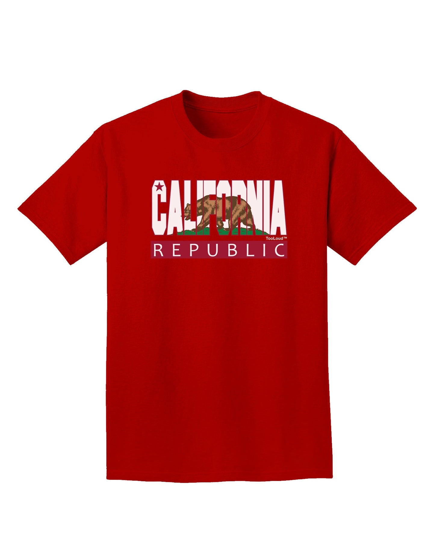 California Design #1 Adult Dark T-Shirt by TooLoud-Mens T-Shirt-TooLoud-Red-Small-Davson Sales