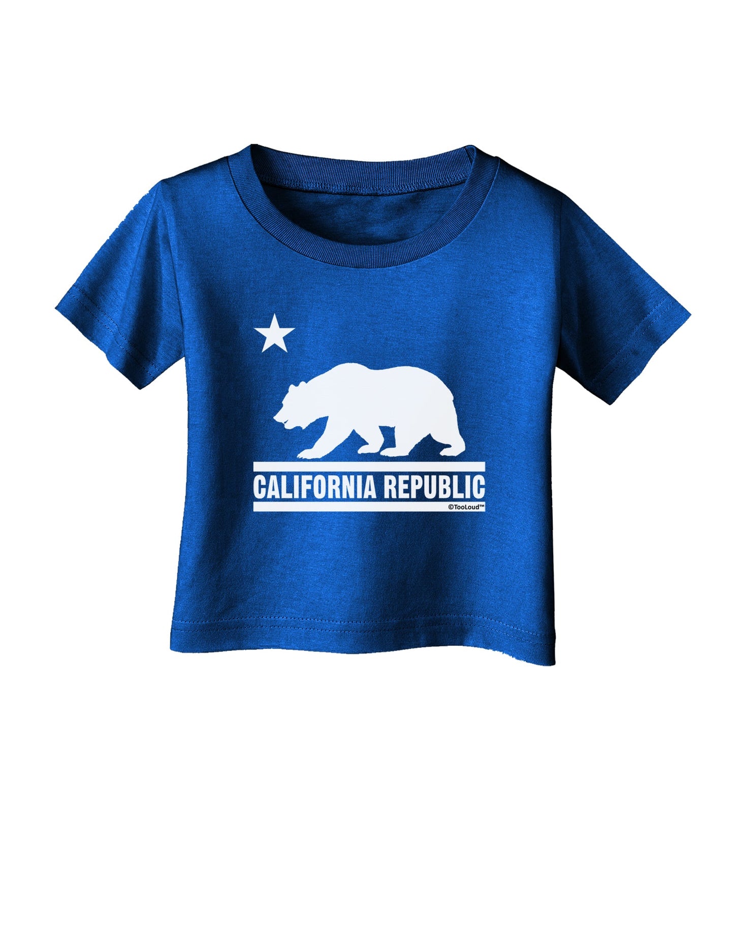 California Republic Design - Cali Bear Infant T-Shirt Dark by TooLoud-Infant T-Shirt-TooLoud-Red-06-Months-Davson Sales