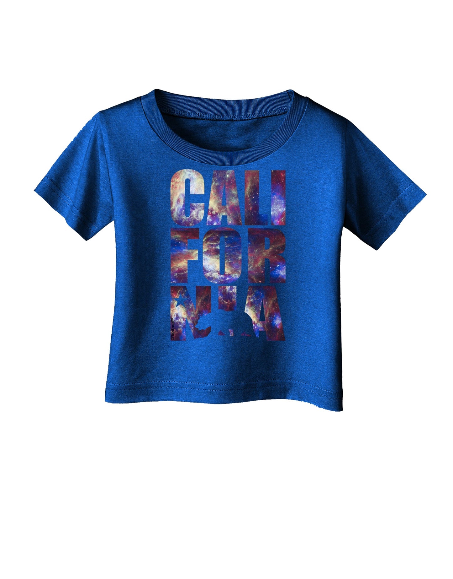 California Republic Design - Space Nebula Print Infant T-Shirt Dark by TooLoud-Infant T-Shirt-TooLoud-Red-06-Months-Davson Sales