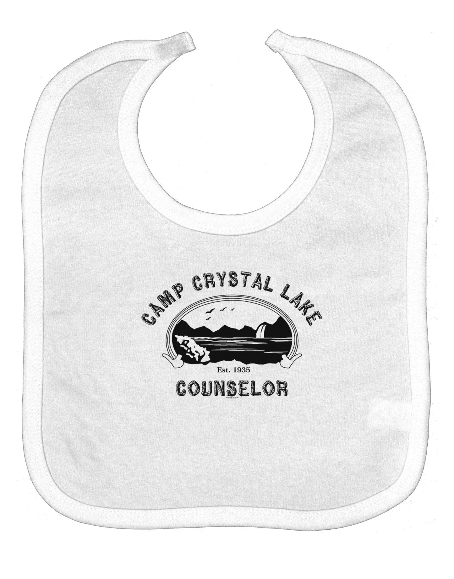 Camp Crystal Lake Counselor - Friday 13 Baby Bib