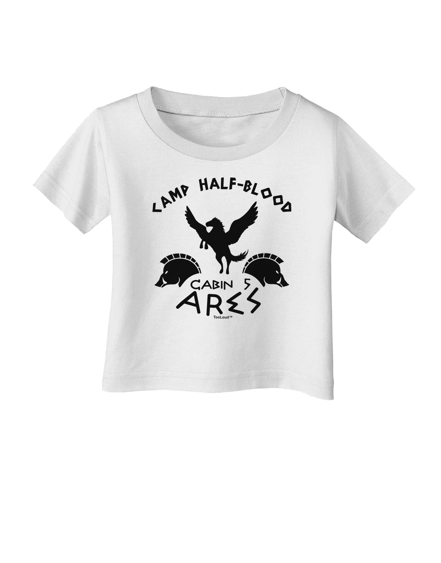 Camp Half Blood Cabin 5 Ares Infant T-Shirt-Infant T-Shirt-TooLoud-White-06-Months-Davson Sales