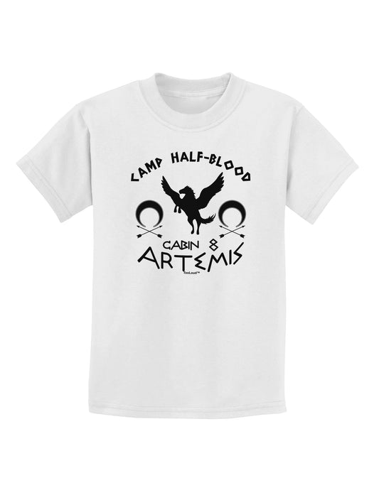 Camp Half Blood Cabin 8 Artemis Childrens T-Shirt-Childrens T-Shirt-TooLoud-White-X-Small-Davson Sales