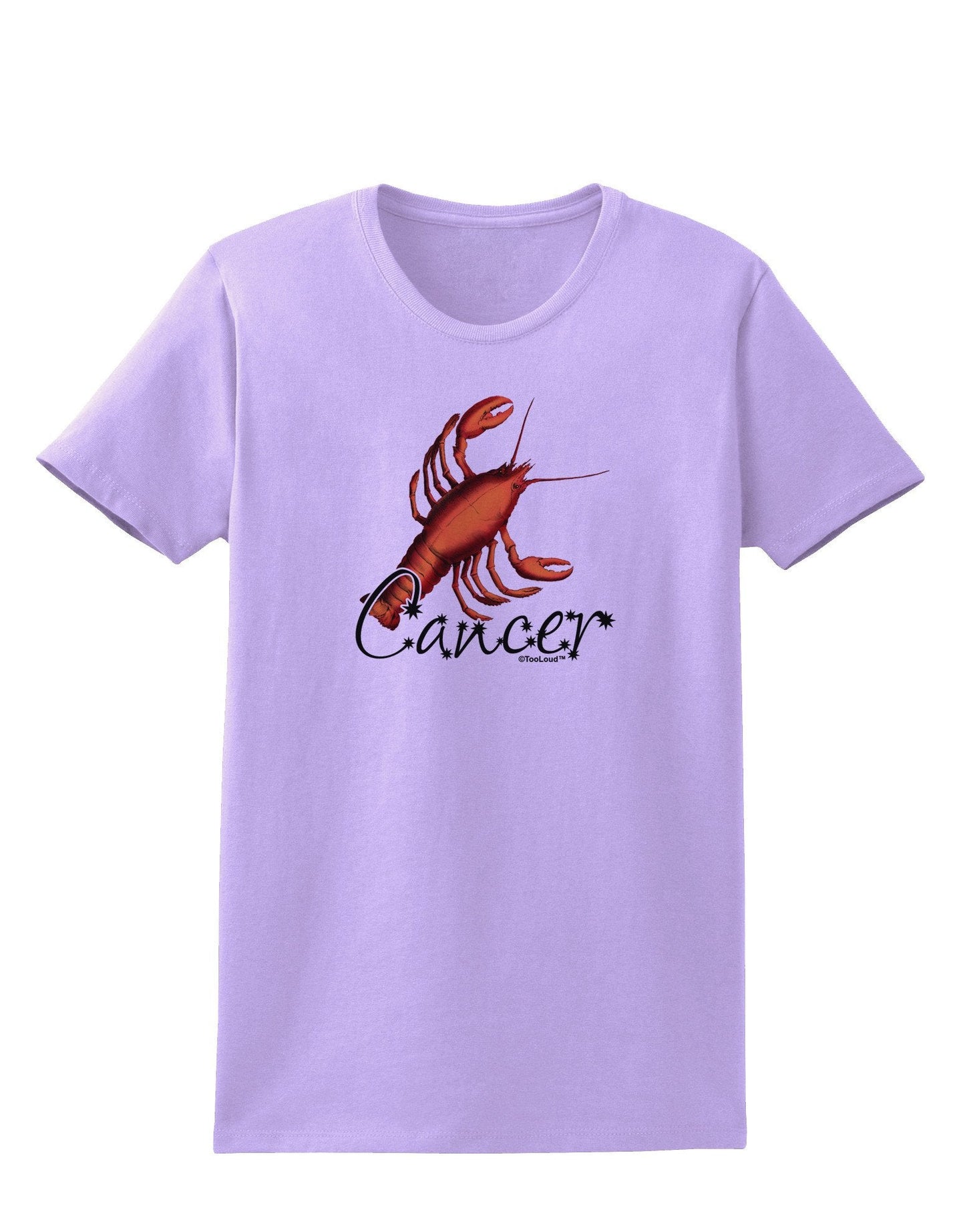 Cancer Color Illustration Womens T-Shirt-Womens T-Shirt-TooLoud-Lavender-XXXX-Large-Davson Sales