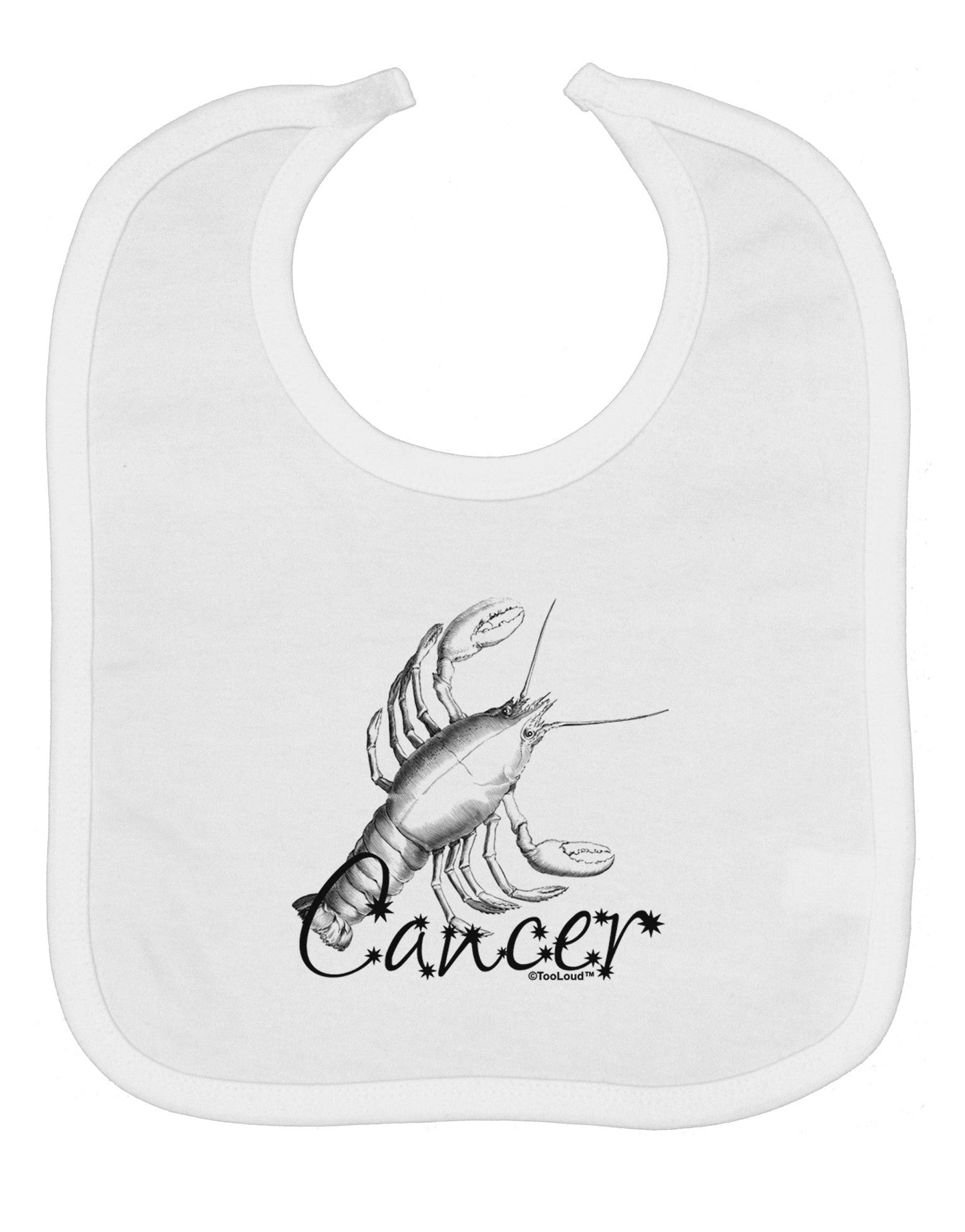 Cancer Illustration Baby Bib