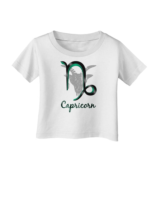 Capricorn Symbol Infant T-Shirt-Infant T-Shirt-TooLoud-White-06-Months-Davson Sales