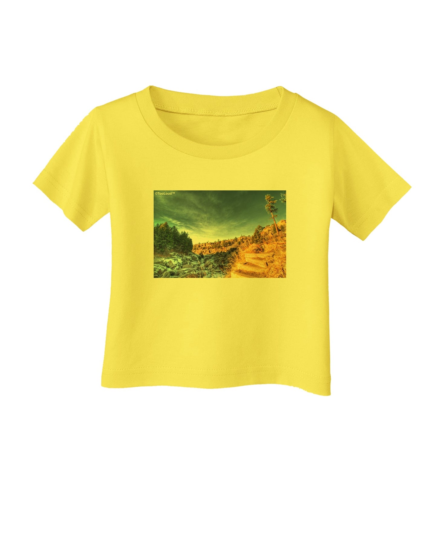 Castlewood Canyon Infant T-Shirt-Infant T-Shirt-TooLoud-Yellow-06-Months-Davson Sales