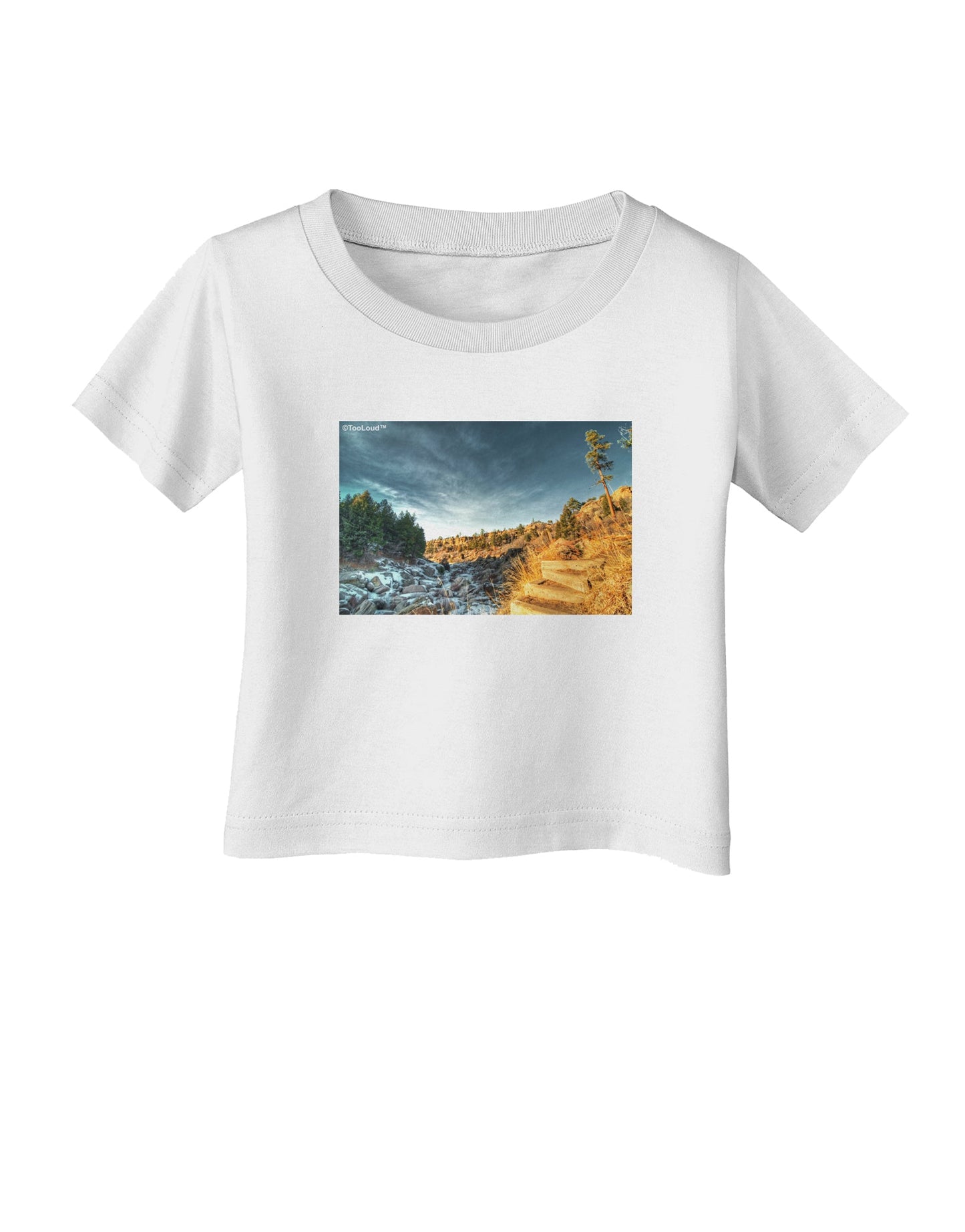 Castlewood Canyon Infant T-Shirt-Infant T-Shirt-TooLoud-White-06-Months-Davson Sales
