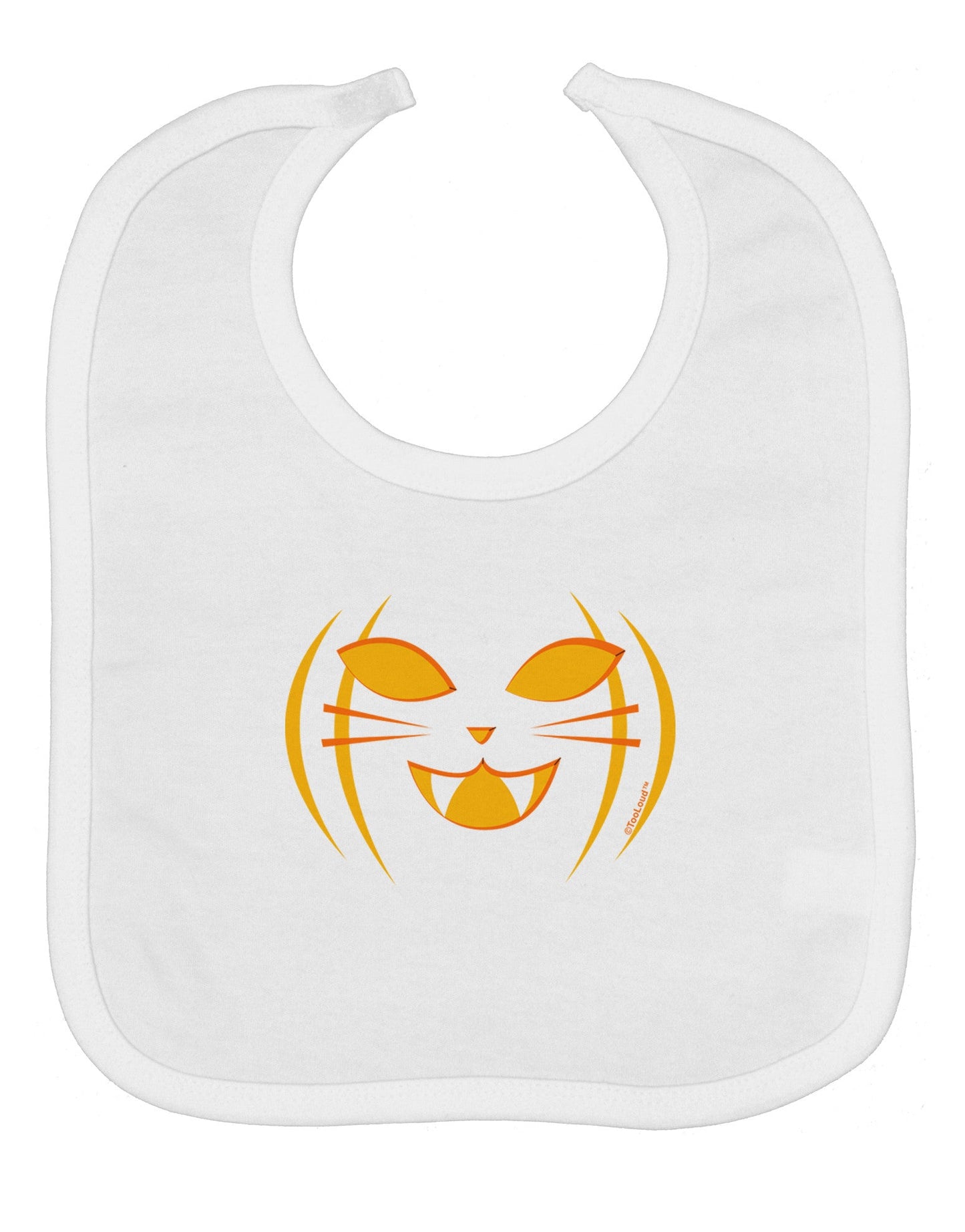 Cat-O-Lantern Baby Bib
