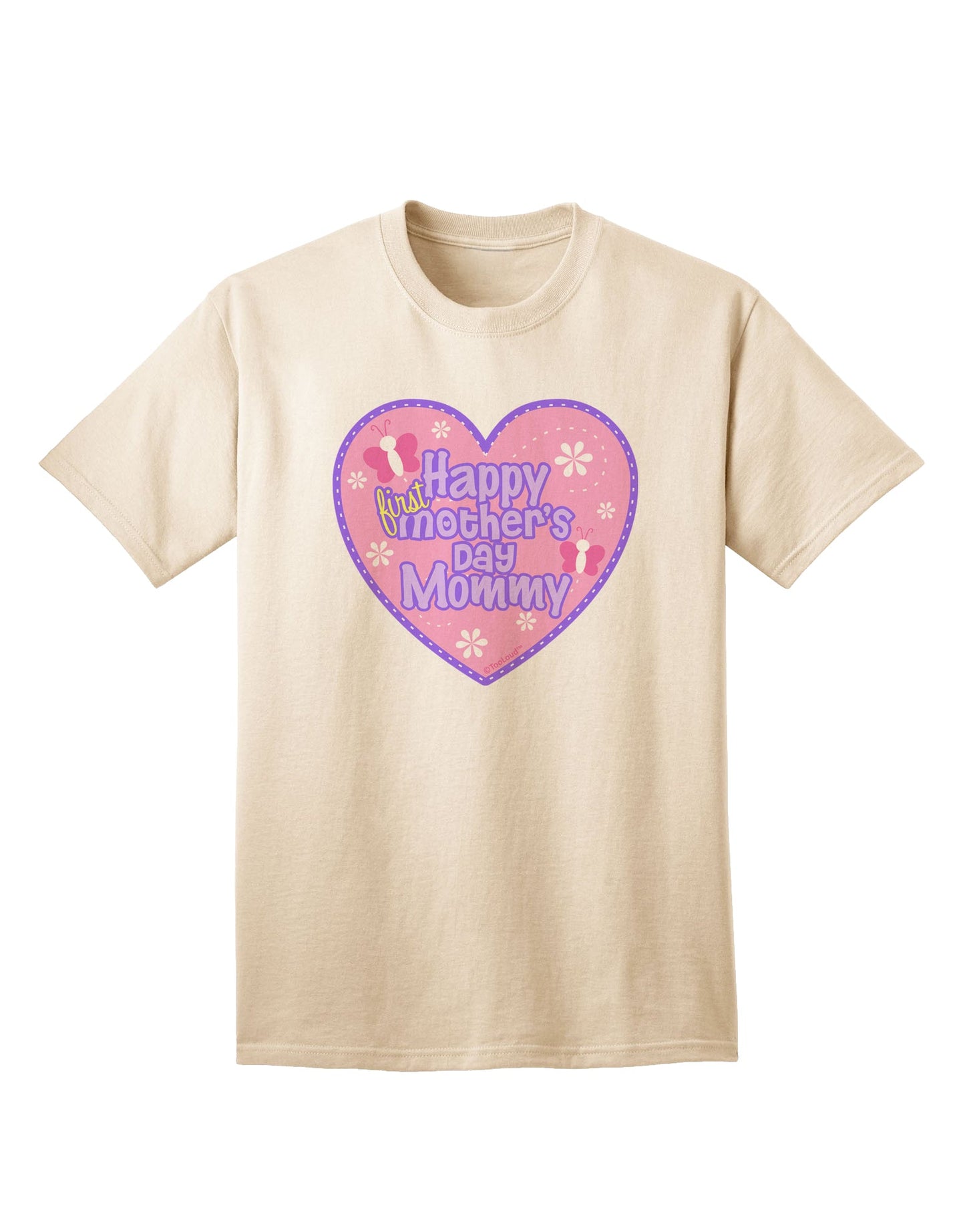 Celebrate Your First Mother's Day with Style - Pink Adult T-Shirt by TooLoud-Mens T-shirts-TooLoud-Natural-Small-Davson Sales