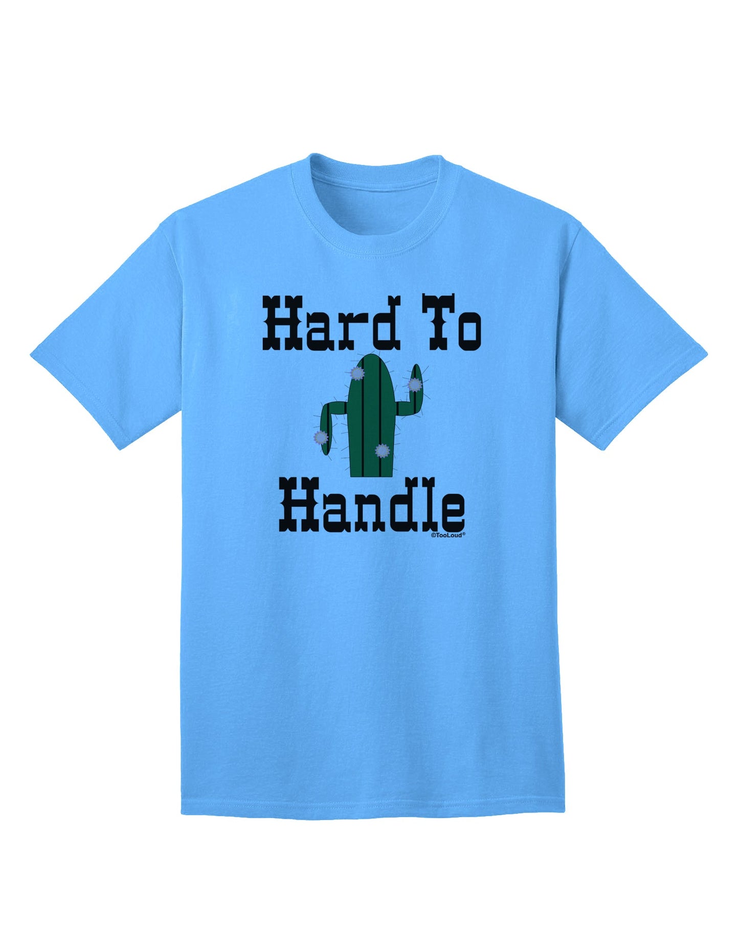 Challenging Cactus Adult T-Shirt by TooLoud-Mens T-shirts-TooLoud-Aquatic-Blue-Small-Davson Sales