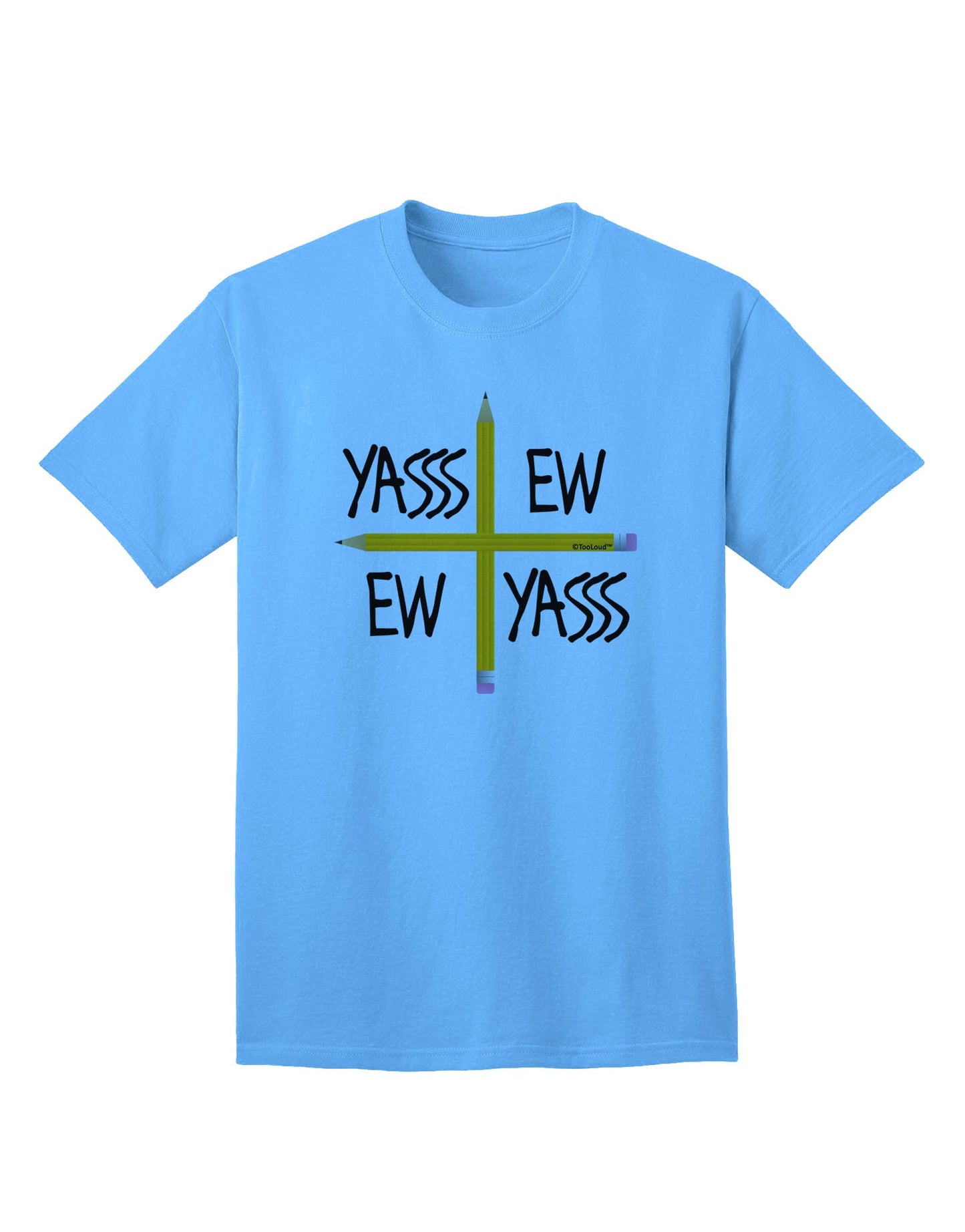 Charlie Charlie Challenge - Funny Adult T-Shirt-Mens T-Shirt-TooLoud-Aquatic-Blue-Small-Davson Sales
