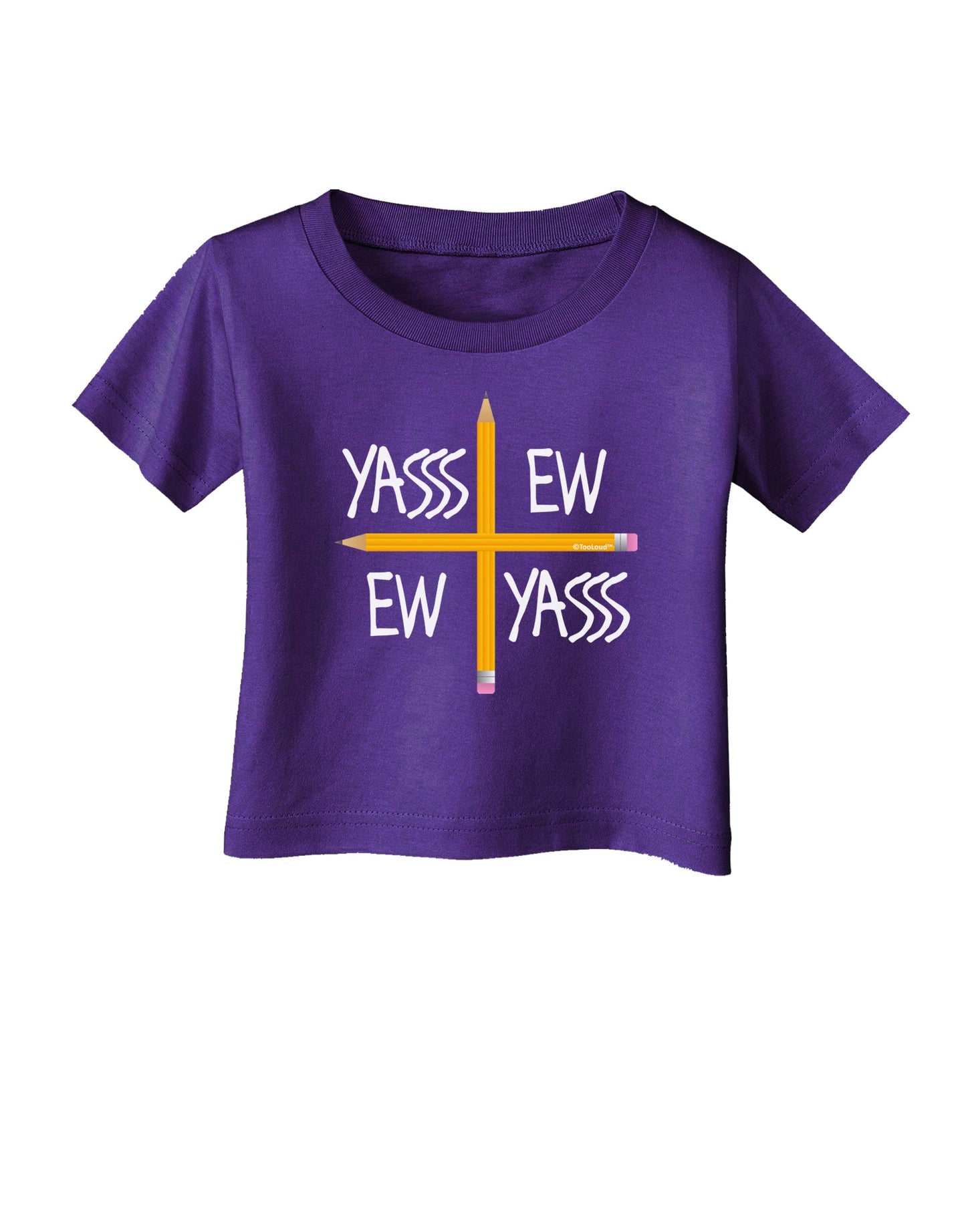 Charlie Charlie Challenge - Funny Infant T-Shirt Dark-Infant T-Shirt-TooLoud-Purple-06-Months-Davson Sales