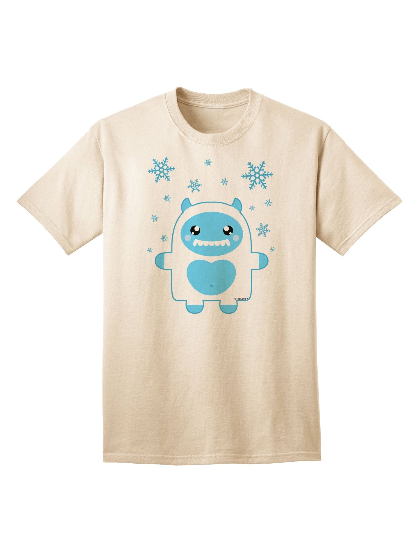 Charming Abominable Snowman Boy Yeti - Festive Adult Christmas T-Shirt Collection-Mens T-shirts-TooLoud-Natural-Small-Davson Sales