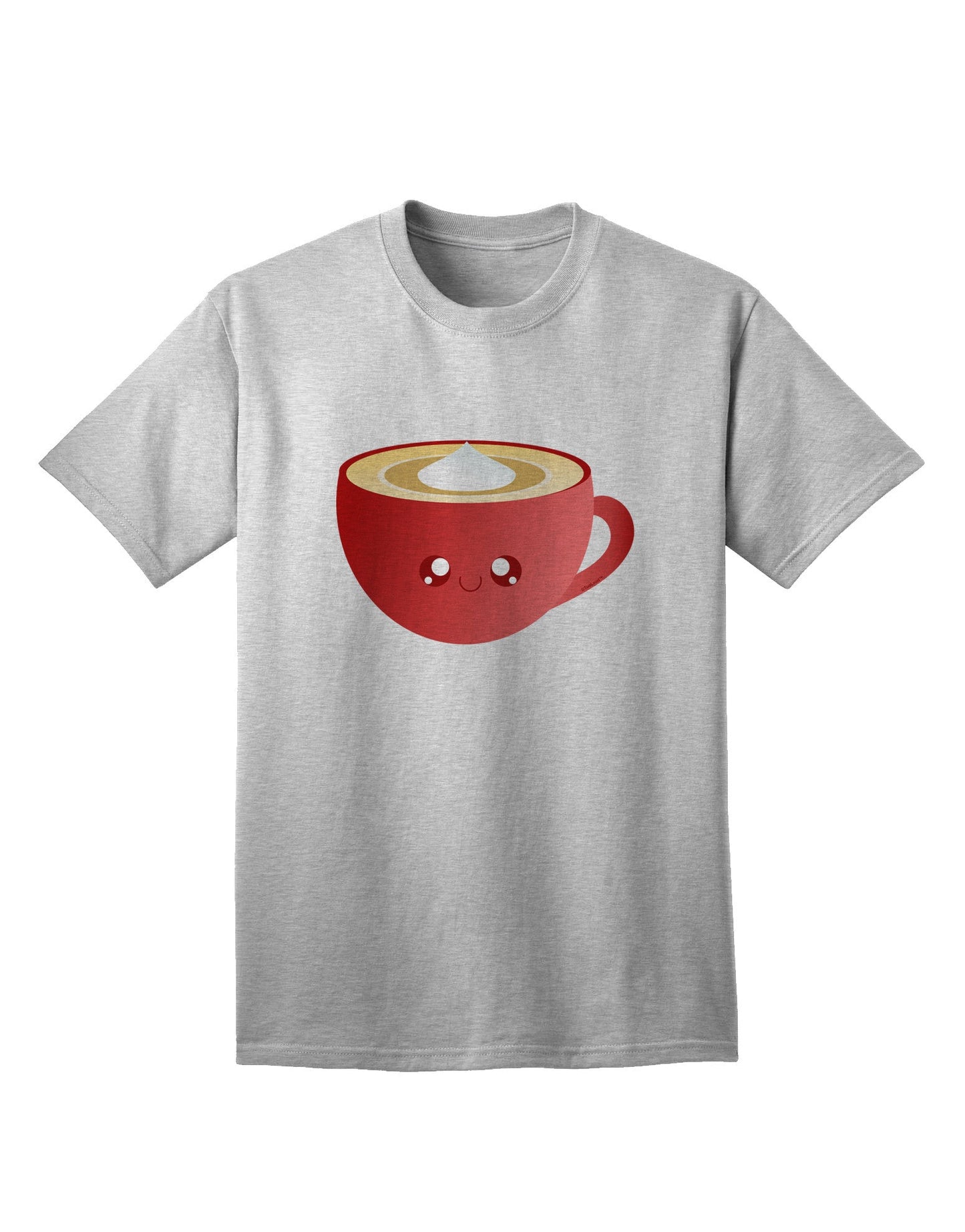 Charming Christmas Eggnog Graphic Adult T-Shirt - Perfect for Festive Celebrations-Mens T-shirts-TooLoud-AshGray-Small-Davson Sales