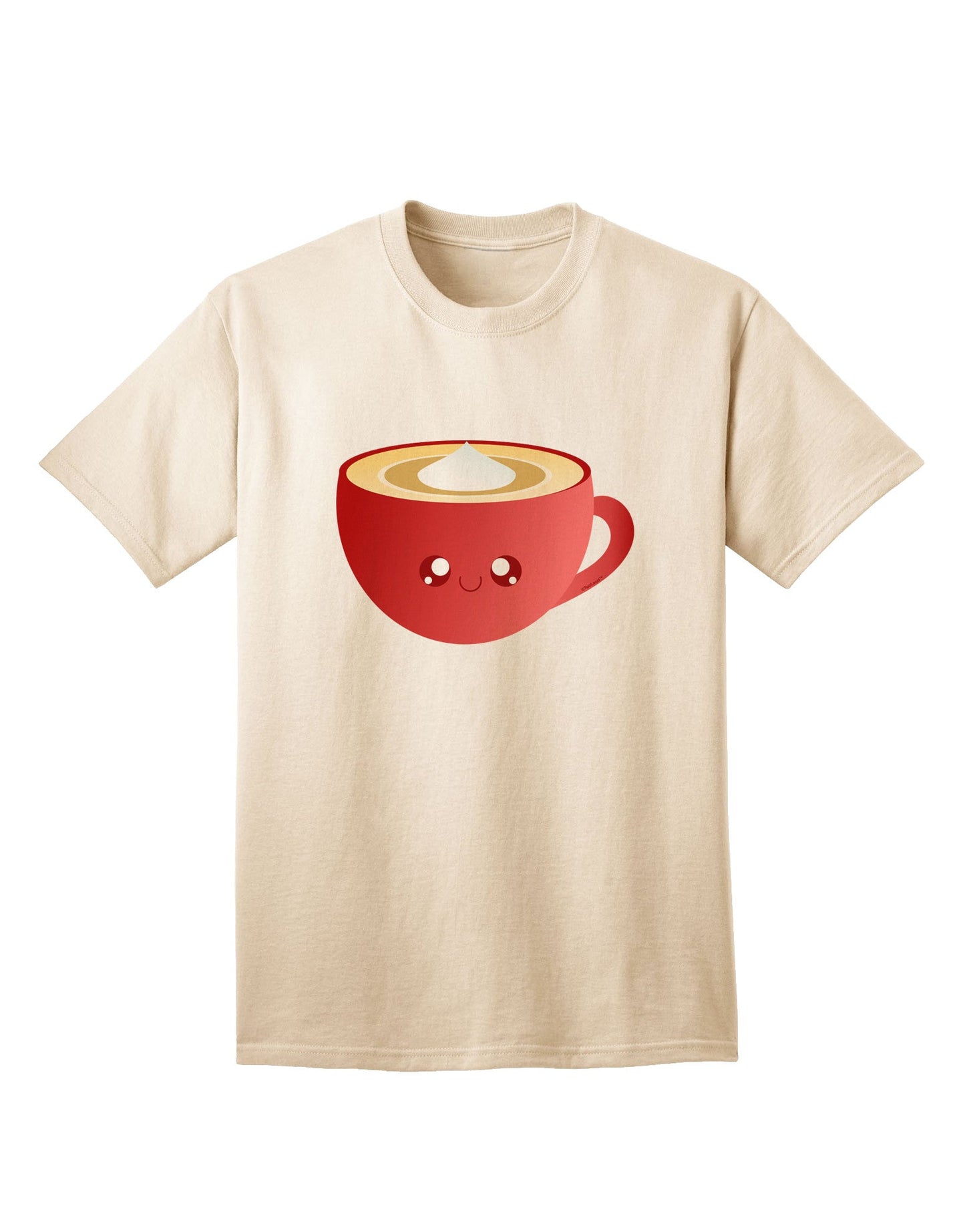 Charming Christmas Eggnog Graphic Adult T-Shirt - Perfect for Festive Celebrations-Mens T-shirts-TooLoud-Natural-Small-Davson Sales