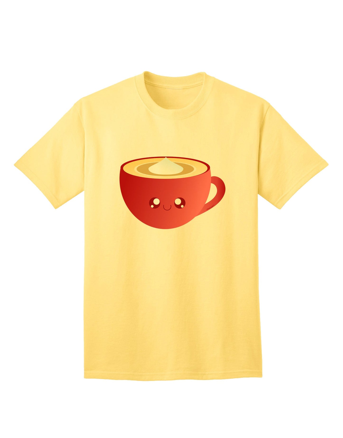 Charming Christmas Eggnog Graphic Adult T-Shirt - Perfect for Festive Celebrations-Mens T-shirts-TooLoud-Yellow-Small-Davson Sales