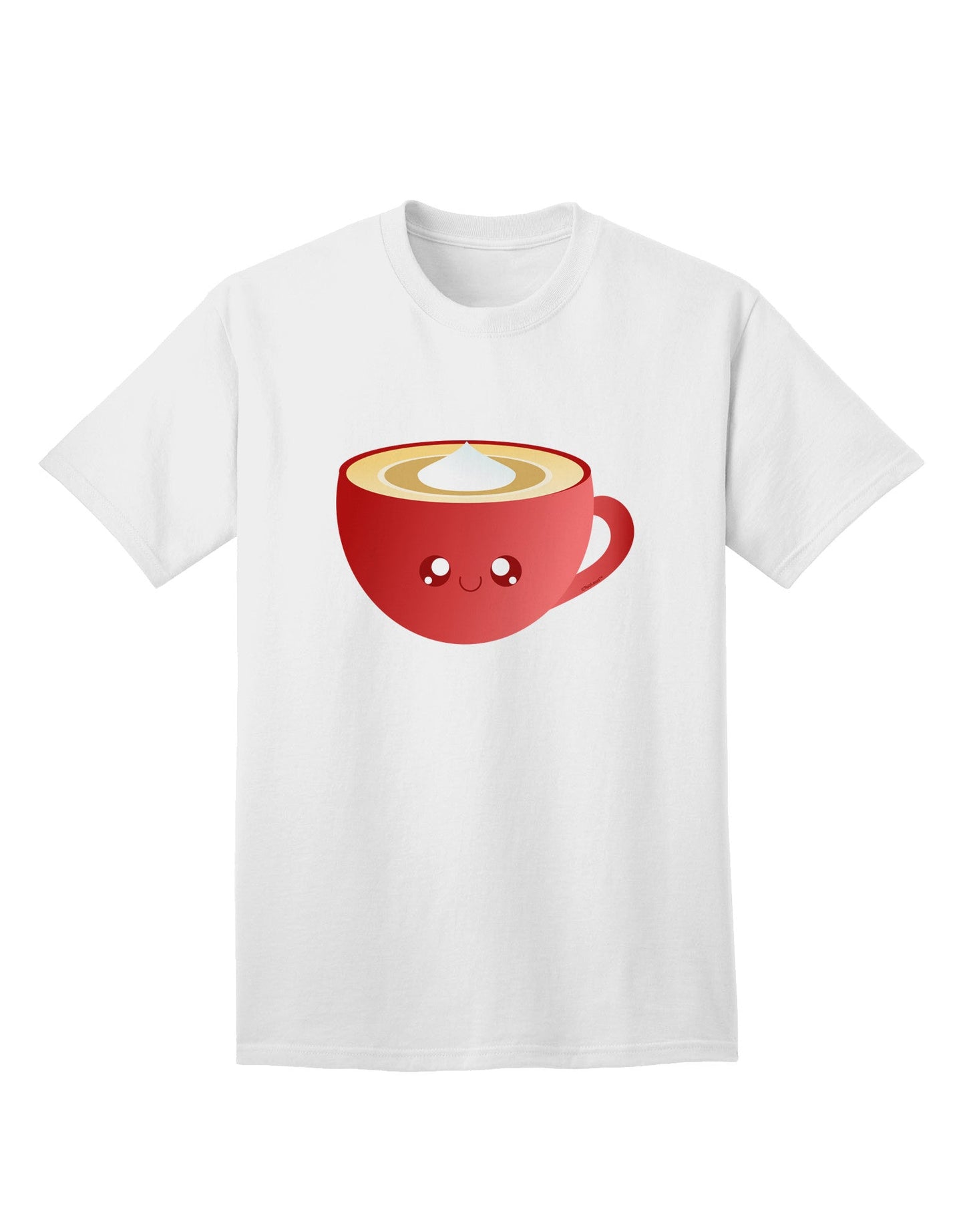 Charming Christmas Eggnog Graphic Adult T-Shirt - Perfect for Festive Celebrations-Mens T-shirts-TooLoud-White-Small-Davson Sales