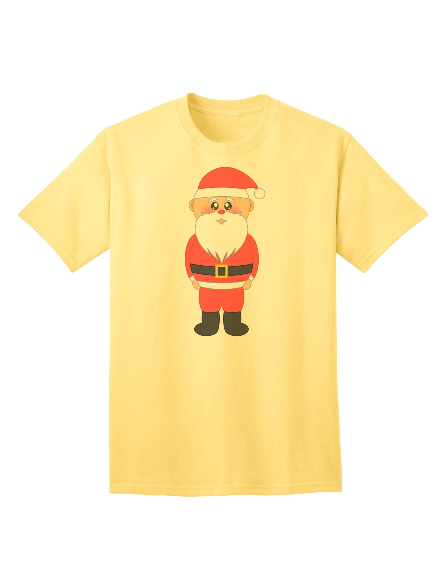 Charming Santa Claus-Themed Adult Christmas T-Shirt - Perfect for Festive Celebrations-Mens T-shirts-TooLoud-Yellow-Small-Davson Sales