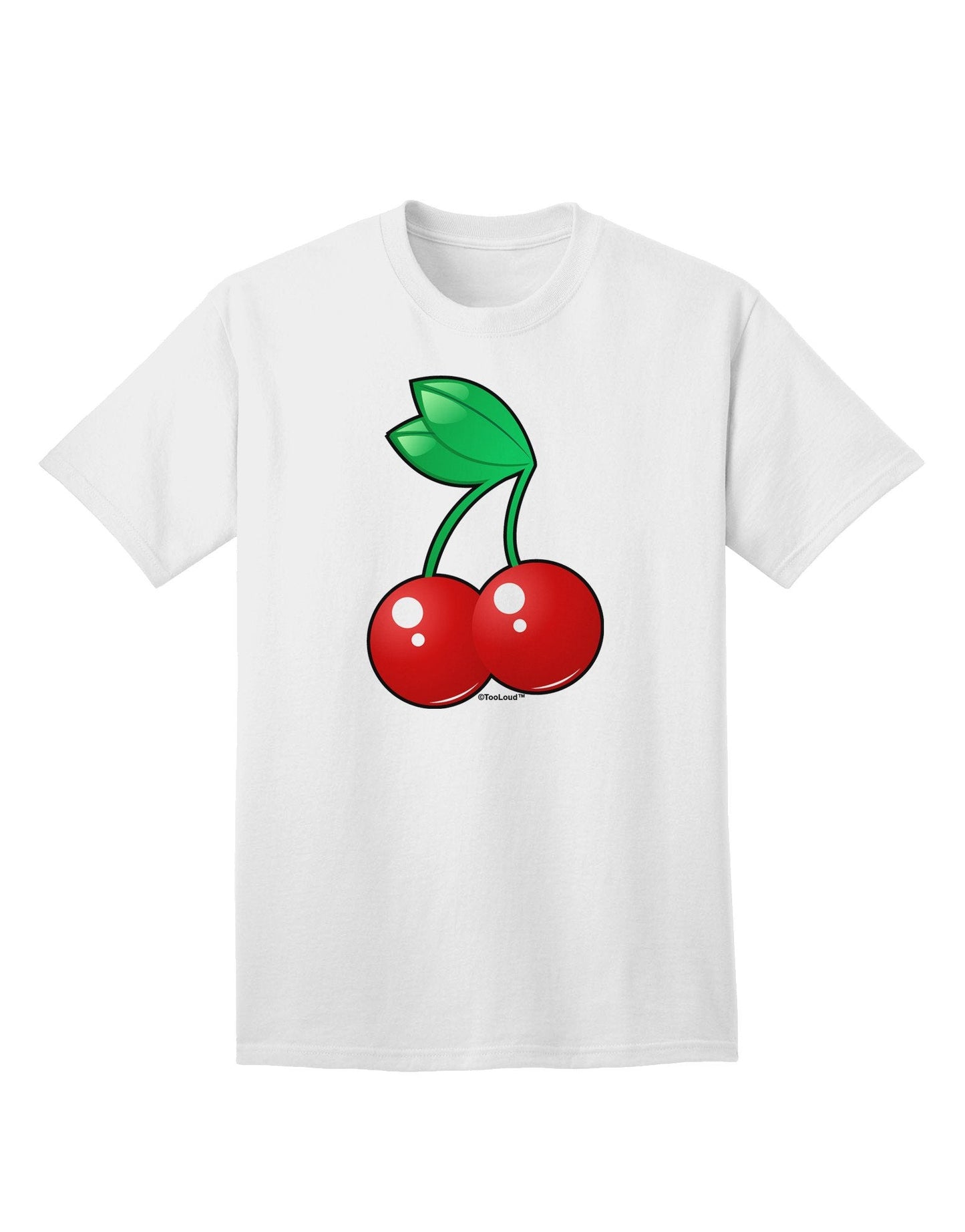 Cherries Adult T-Shirt-Mens T-Shirt-TooLoud-White-XXXX-Large-Davson Sales