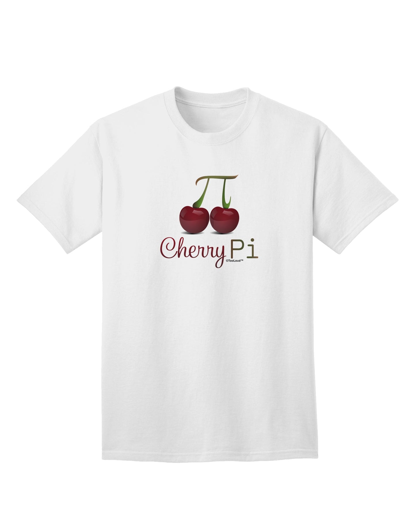 Cherry Pi Adult T-Shirt-unisex t-shirt-TooLoud-White-Small-Davson Sales