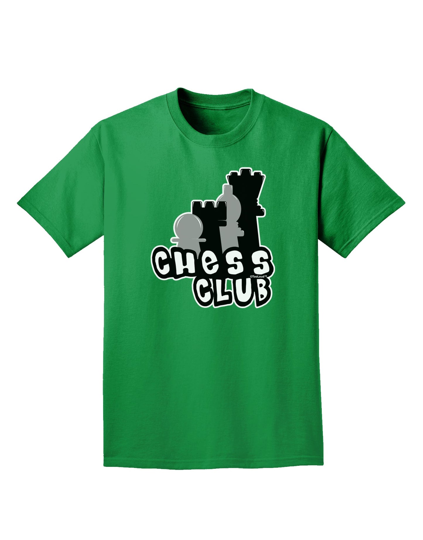 Chess Club Adult Dark T-Shirt by TooLoud-Mens T-Shirt-TooLoud-Kelly-Green-Small-Davson Sales