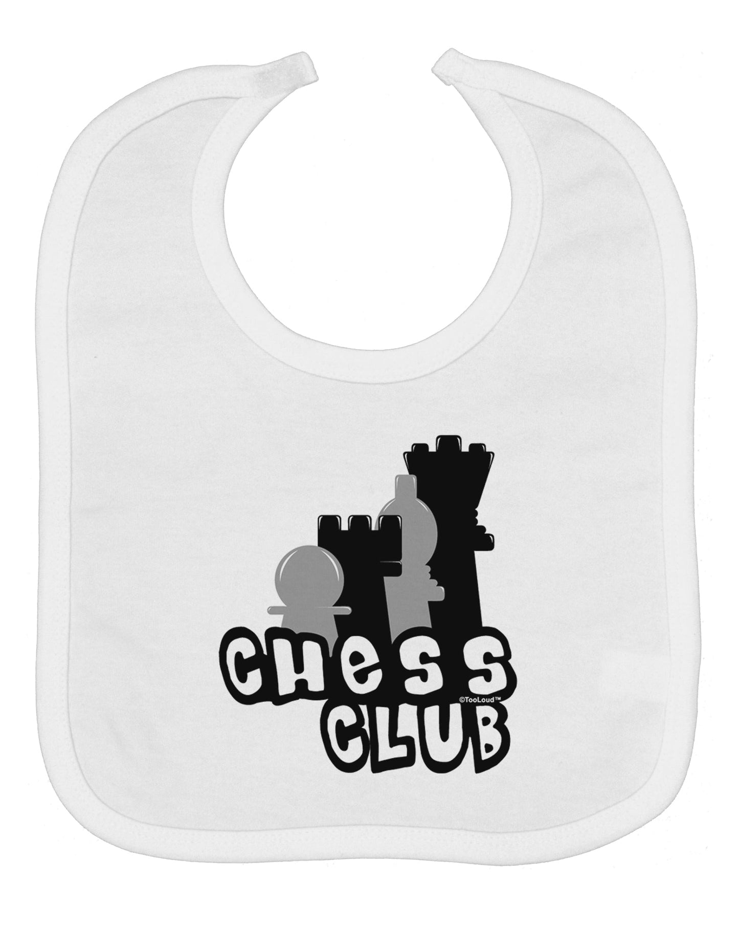 Chess Club Baby Bib by TooLoud