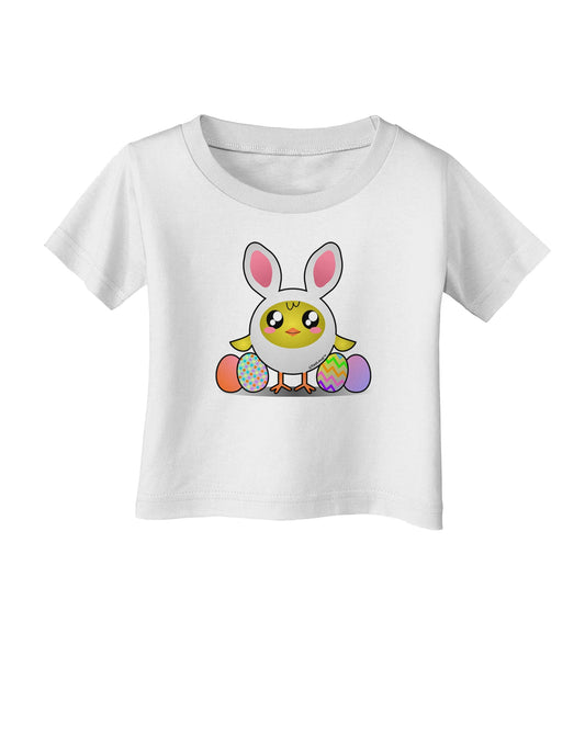 Chick In Bunny Costume Infant T-Shirt-Infant T-Shirt-TooLoud-White-06-Months-Davson Sales