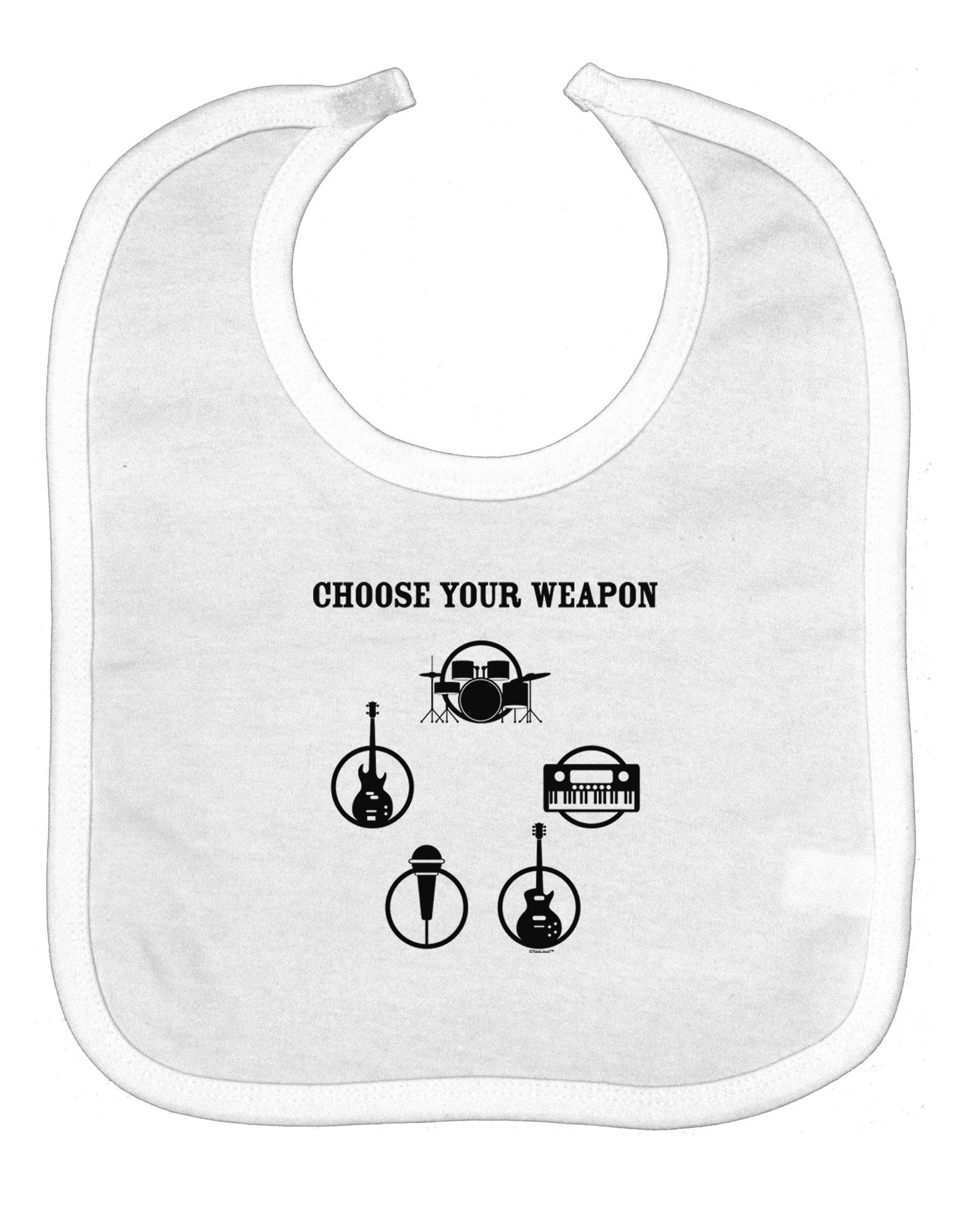 Choose Your Weapon Baby Bib