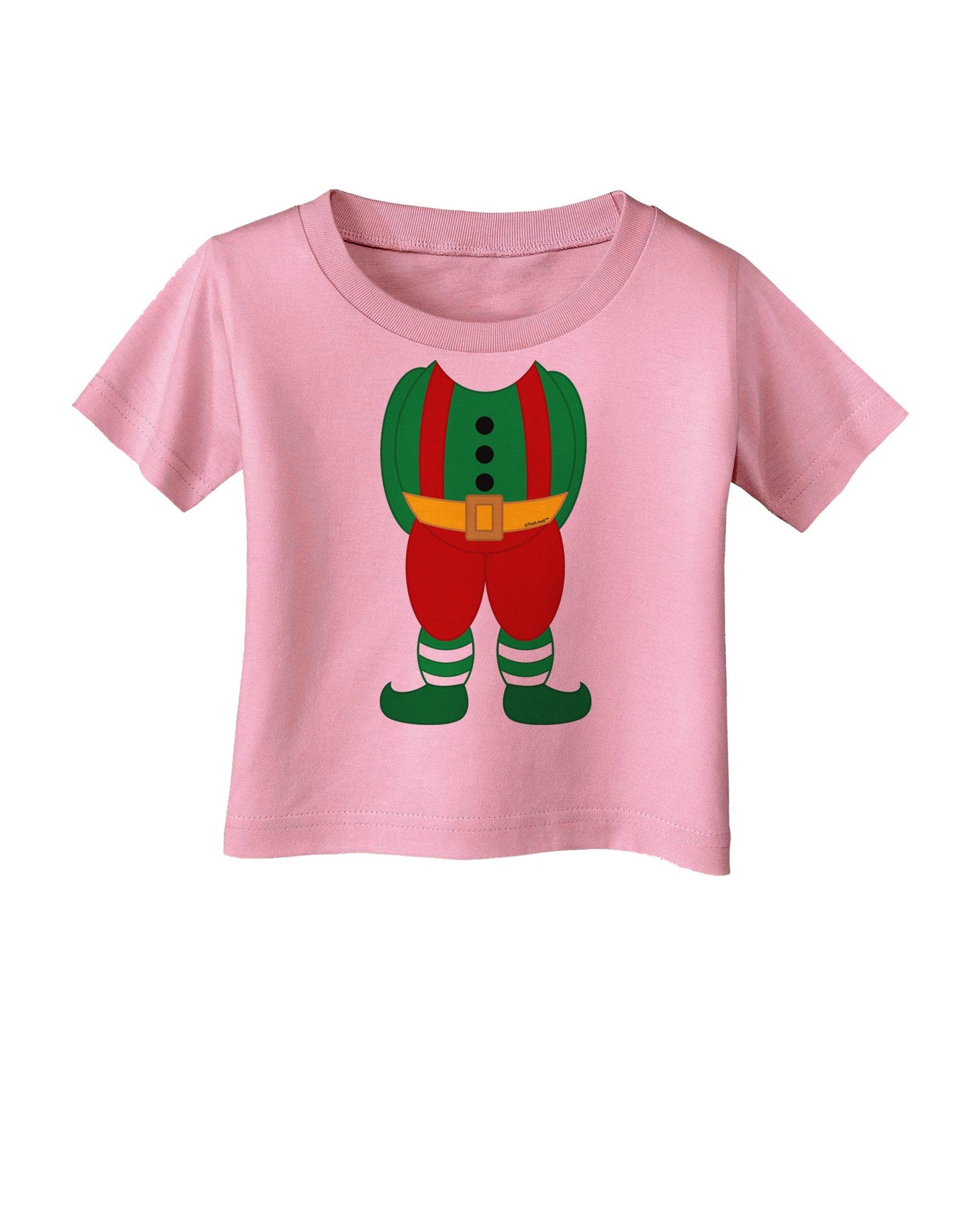 Christmas Elf Boy Character Body Infant T-Shirt-Infant T-Shirt-TooLoud-Candy-Pink-06-Months-Davson Sales