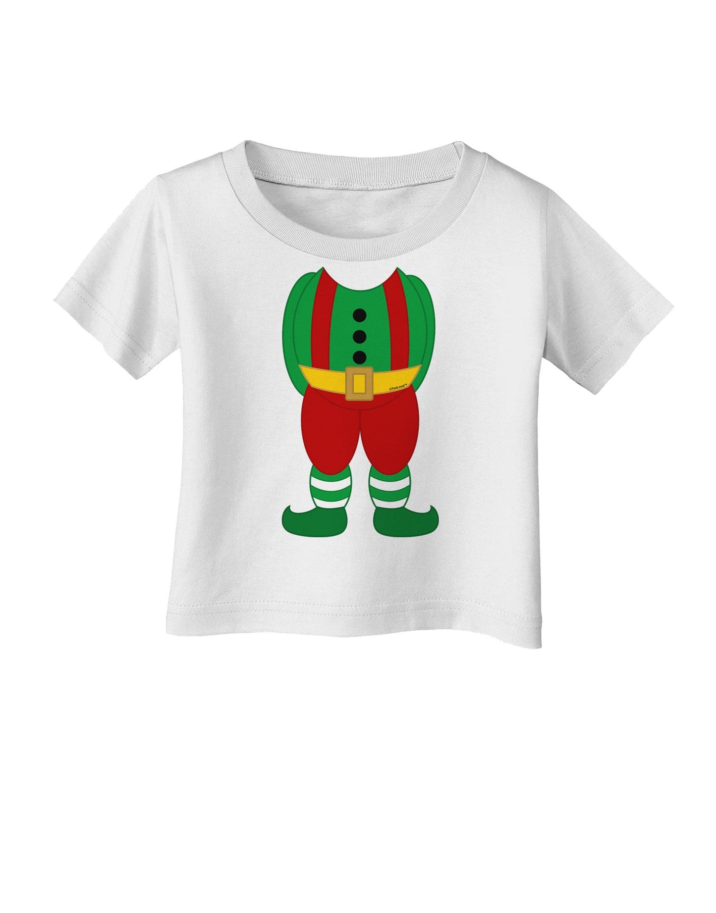 Christmas Elf Boy Character Body Infant T-Shirt-Infant T-Shirt-TooLoud-White-06-Months-Davson Sales