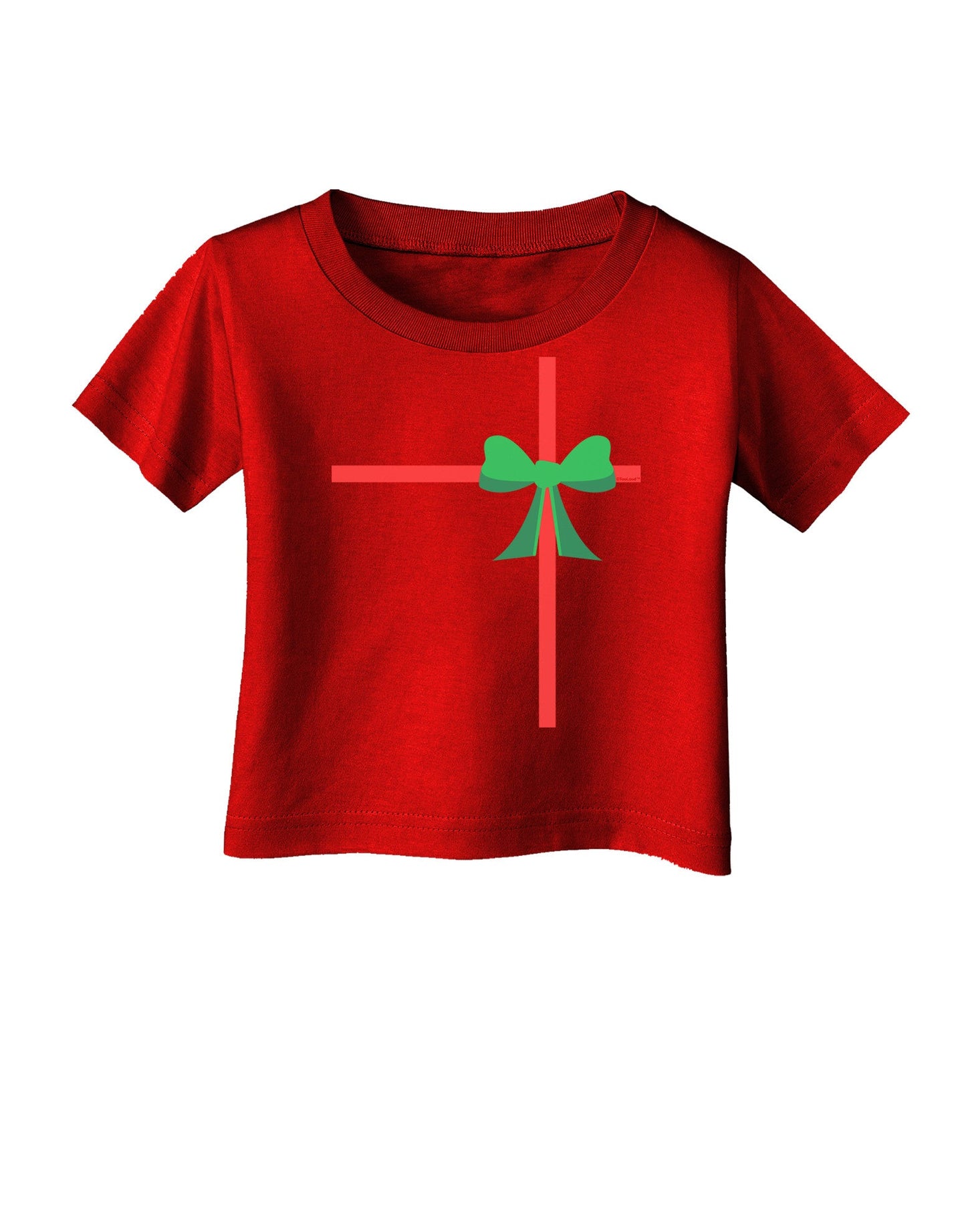 Christmas Present Gift Infant T-Shirt Dark-Infant T-Shirt-TooLoud-Clover-Green-06-Months-Davson Sales