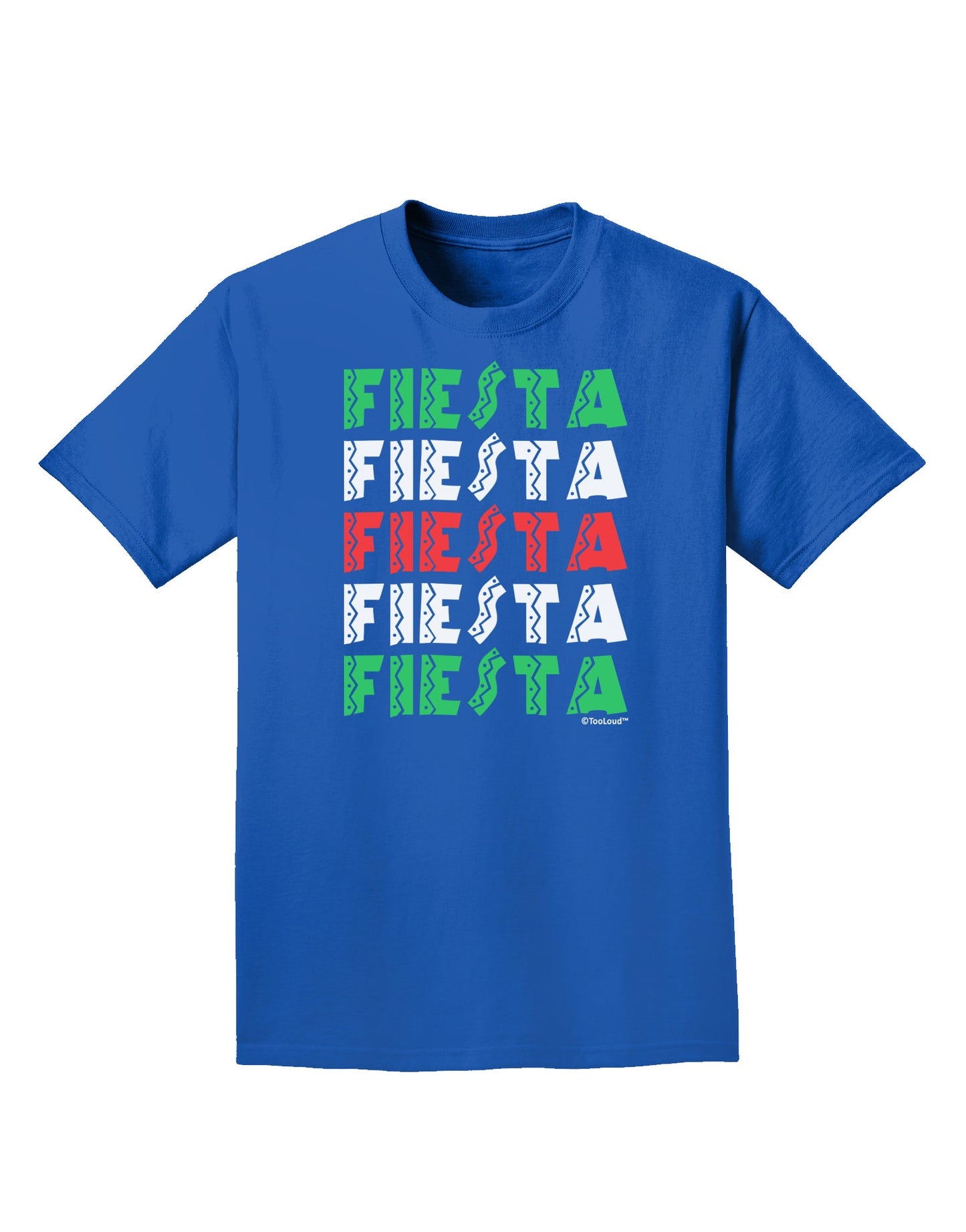 Cinco Fiestas Adult Dark T-Shirt by TooLoud-Mens T-Shirt-TooLoud-Royal-Blue-Small-Davson Sales
