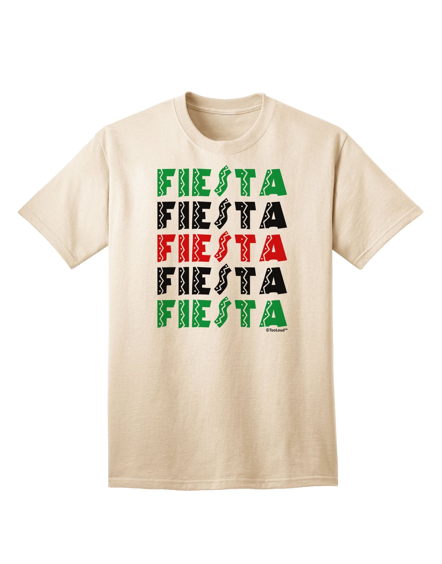 Cinco Fiestas Adult T-Shirt - A Vibrant Addition to Your Wardrobe, Crafted by TooLoud-Mens T-shirts-TooLoud-Natural-Small-Davson Sales