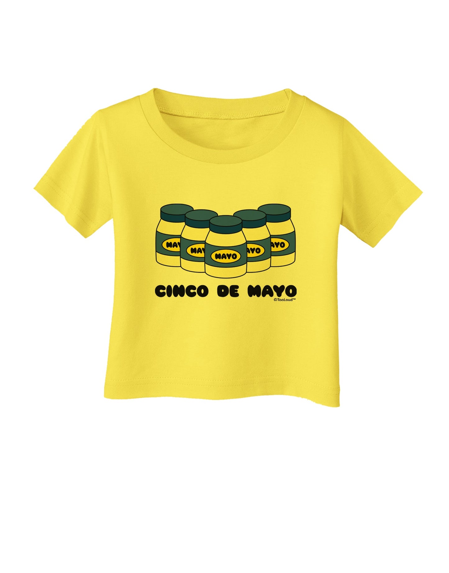 Cinco de Mayo - 5 Mayo Jars Infant T-Shirt by TooLoud-Infant T-Shirt-TooLoud-Yellow-06-Months-Davson Sales