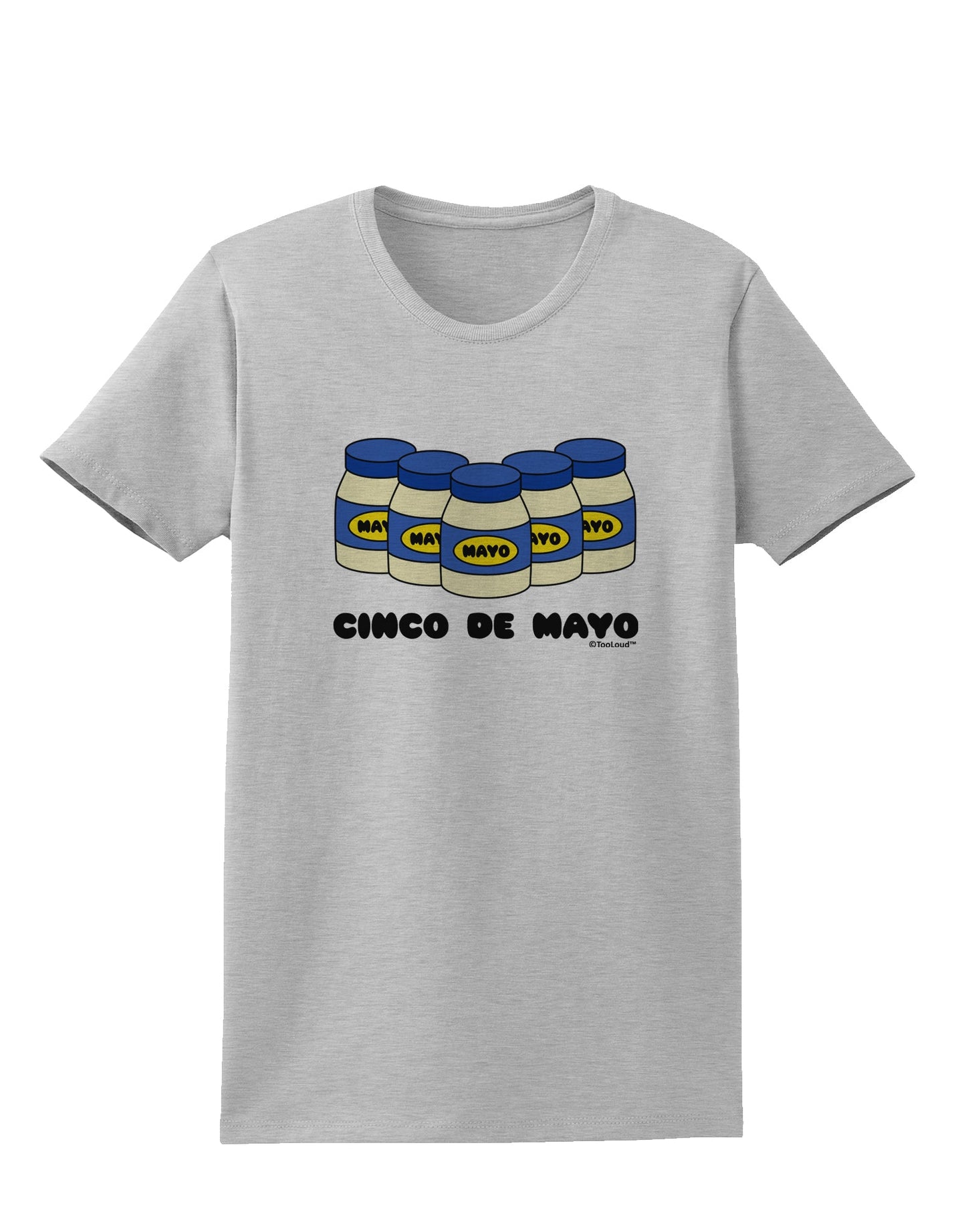 Cinco de Mayo - 5 Mayo Jars Womens T-Shirt by TooLoud-Womens T-Shirt-TooLoud-AshGray-X-Small-Davson Sales