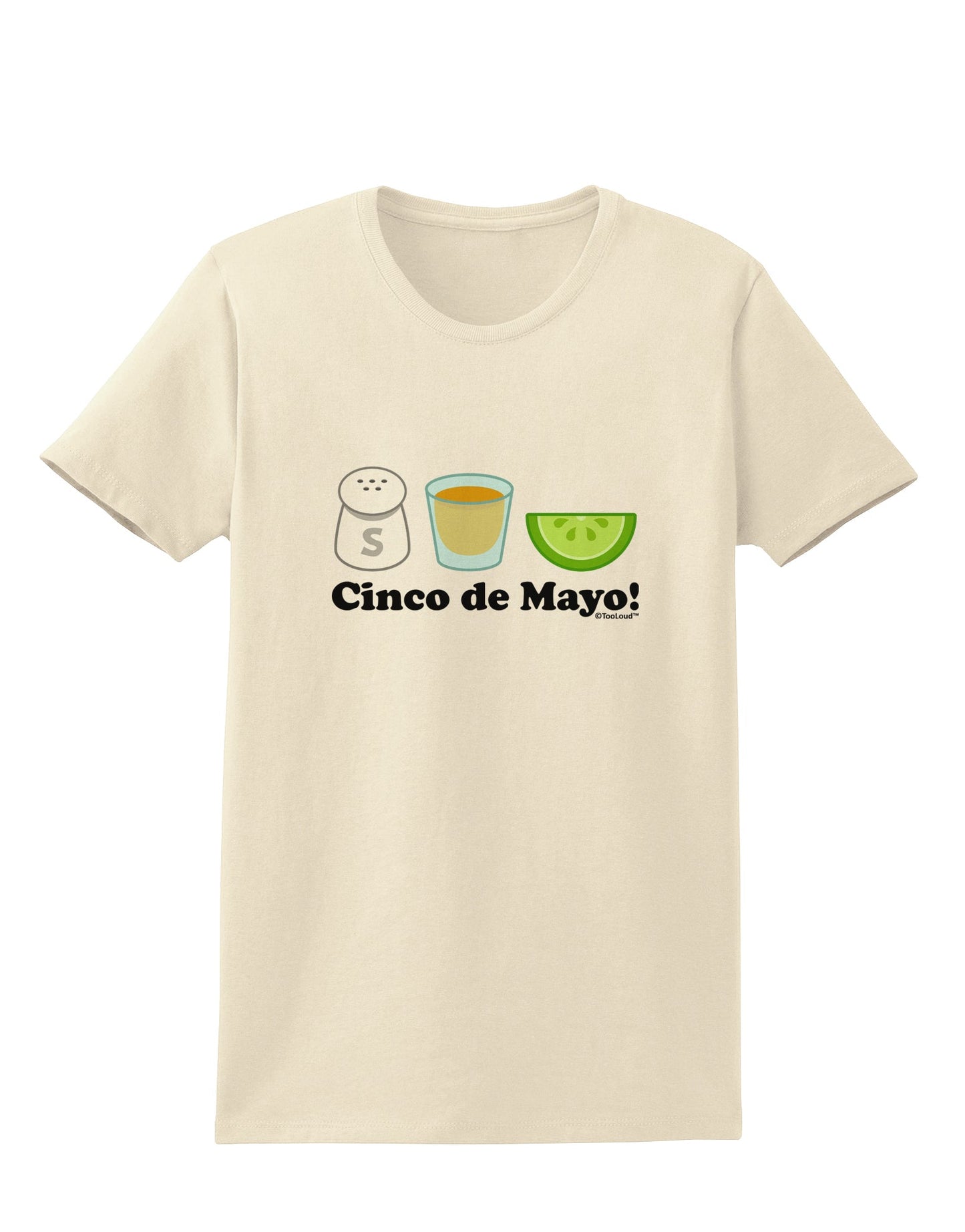 Cinco de Mayo Design - Salt Tequila Lime Womens T-Shirt by TooLoud-Womens T-Shirt-TooLoud-Natural-X-Small-Davson Sales