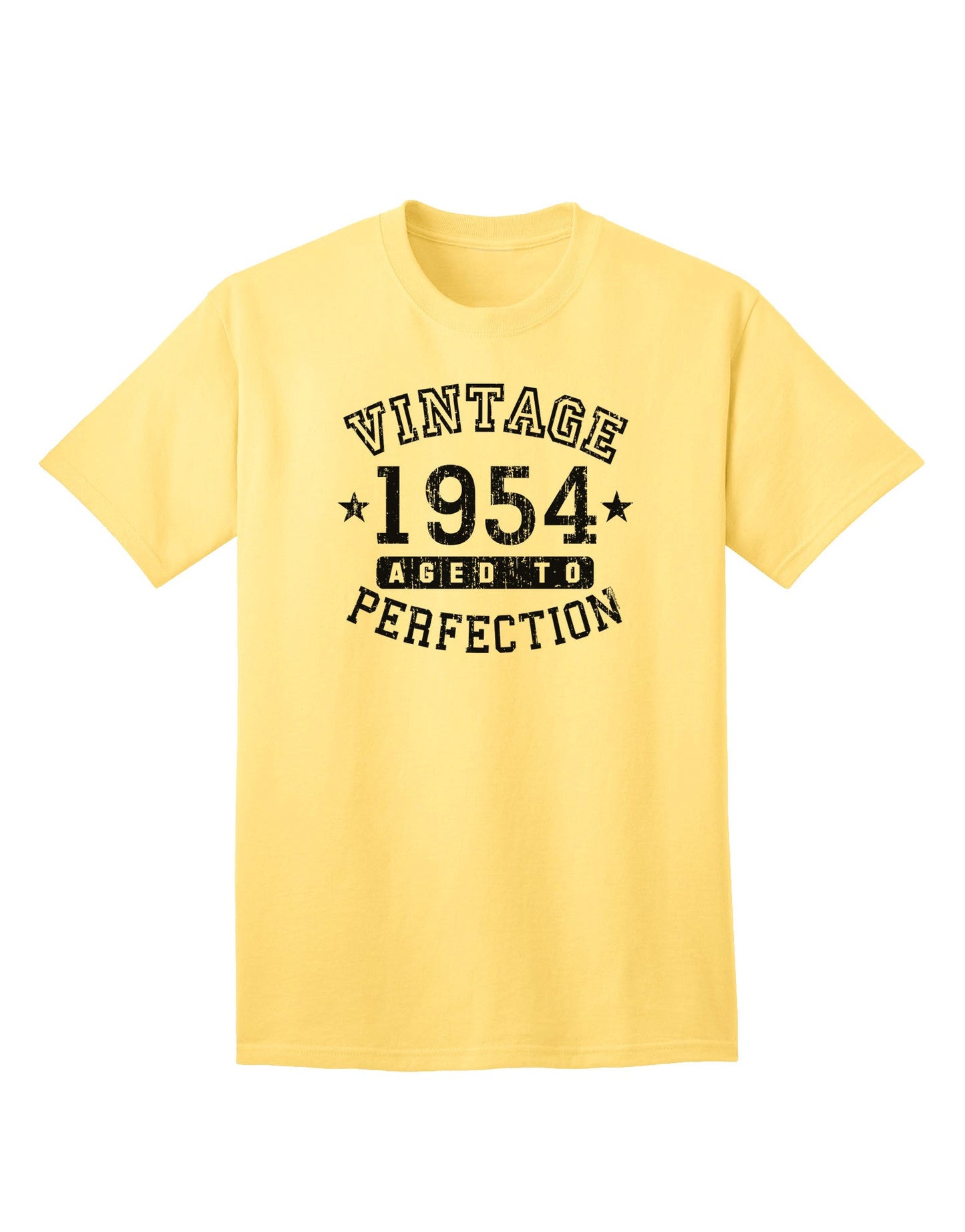 Classic 1954 Birth Year - Premium Vintage Adult T-Shirt Collection-Mens T-shirts-TooLoud-Yellow-Small-Davson Sales