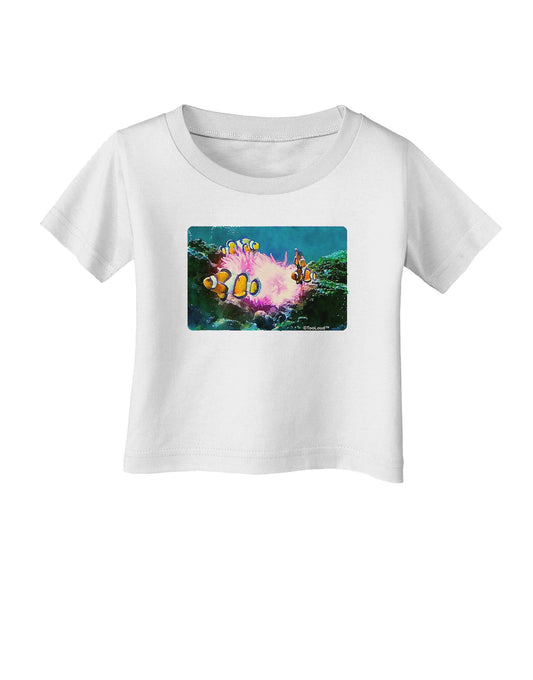 Clownfish Watercolor Infant T-Shirt-Infant T-Shirt-TooLoud-White-06-Months-Davson Sales