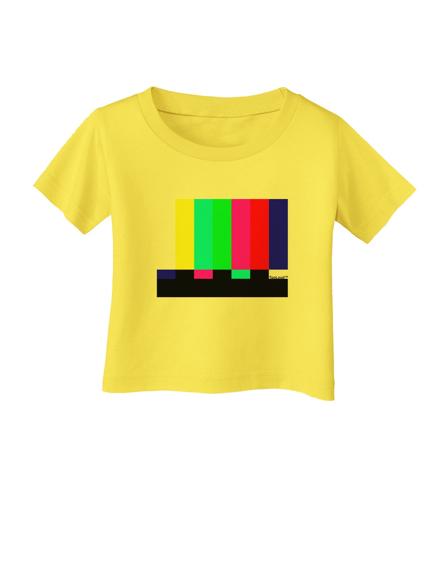 Color Bars Test Signal Infant T-Shirt-Infant T-Shirt-TooLoud-Yellow-06-Months-Davson Sales